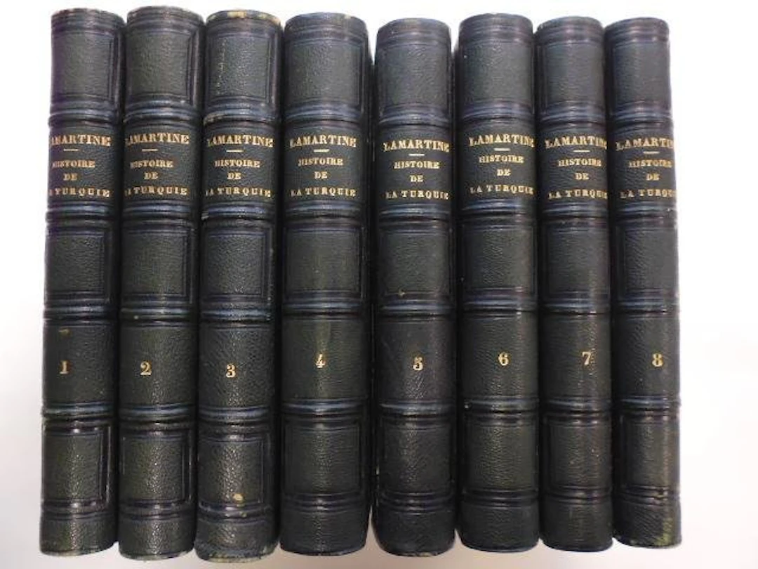 LAMARTINE Alphonse de - Histoire de la Turquie - 1854-1855