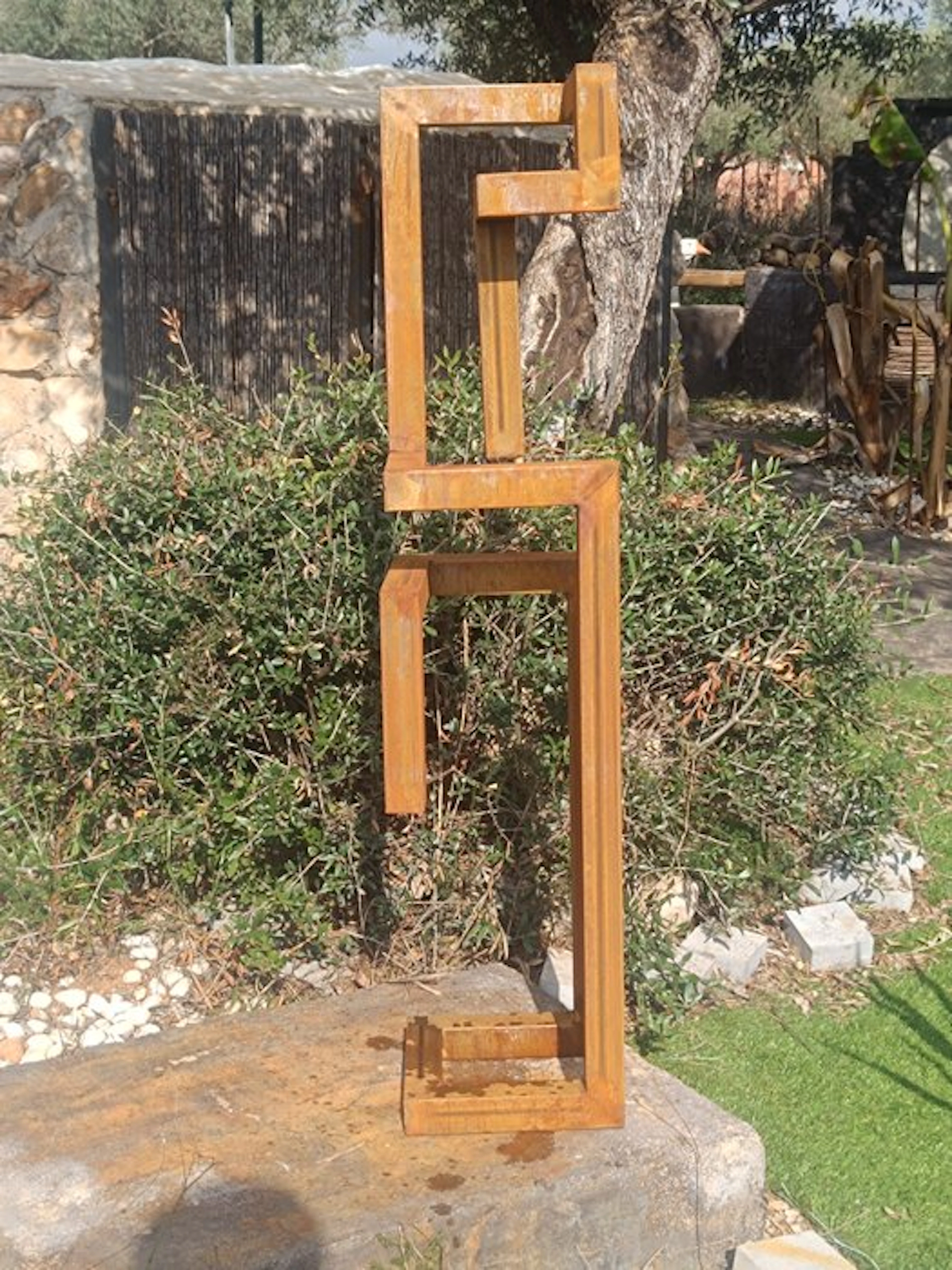 Ana Lucia B.M - Sculpture Corten - XL - No Reserve
