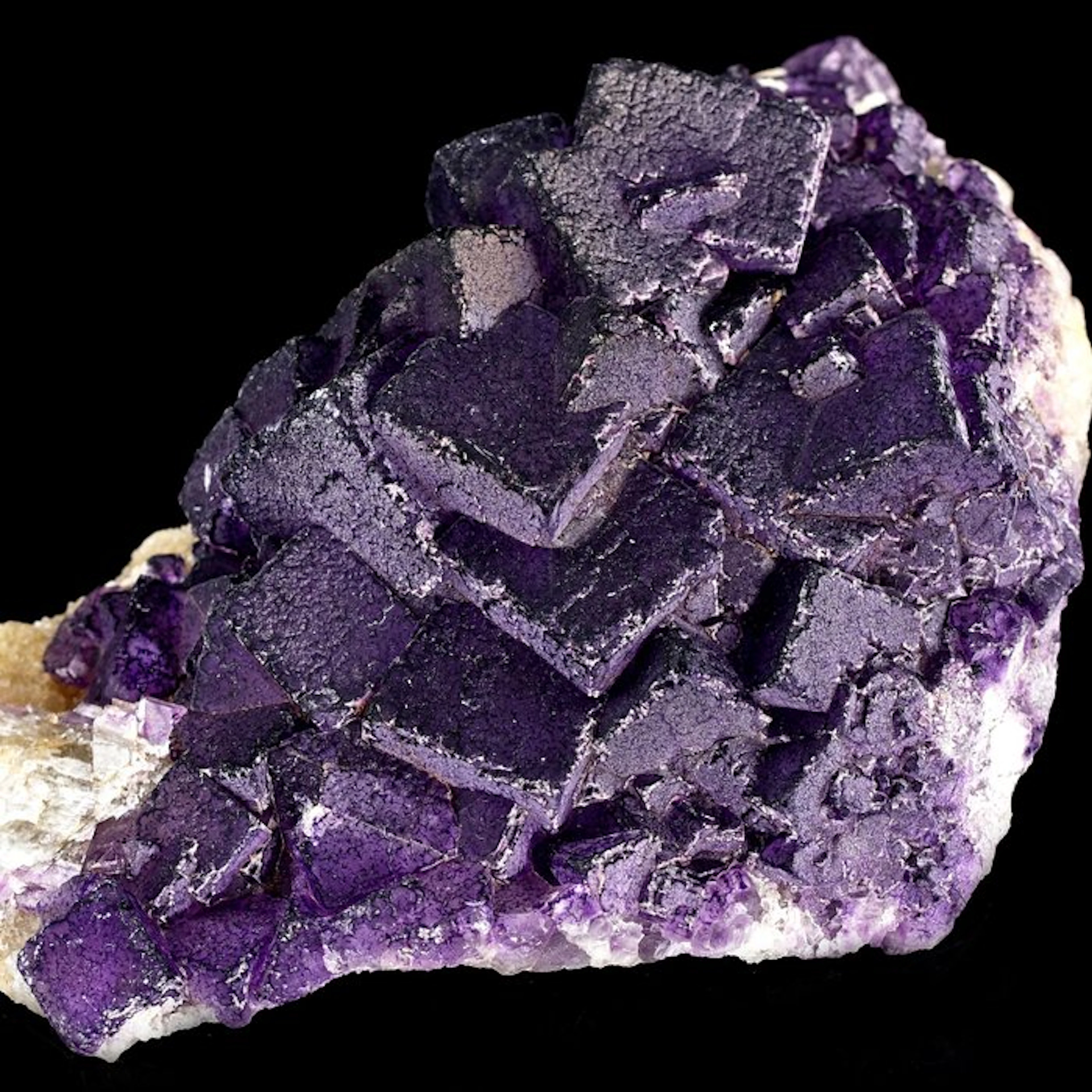 Wonderful deep purple Fluorite from China - Height: 11.7...