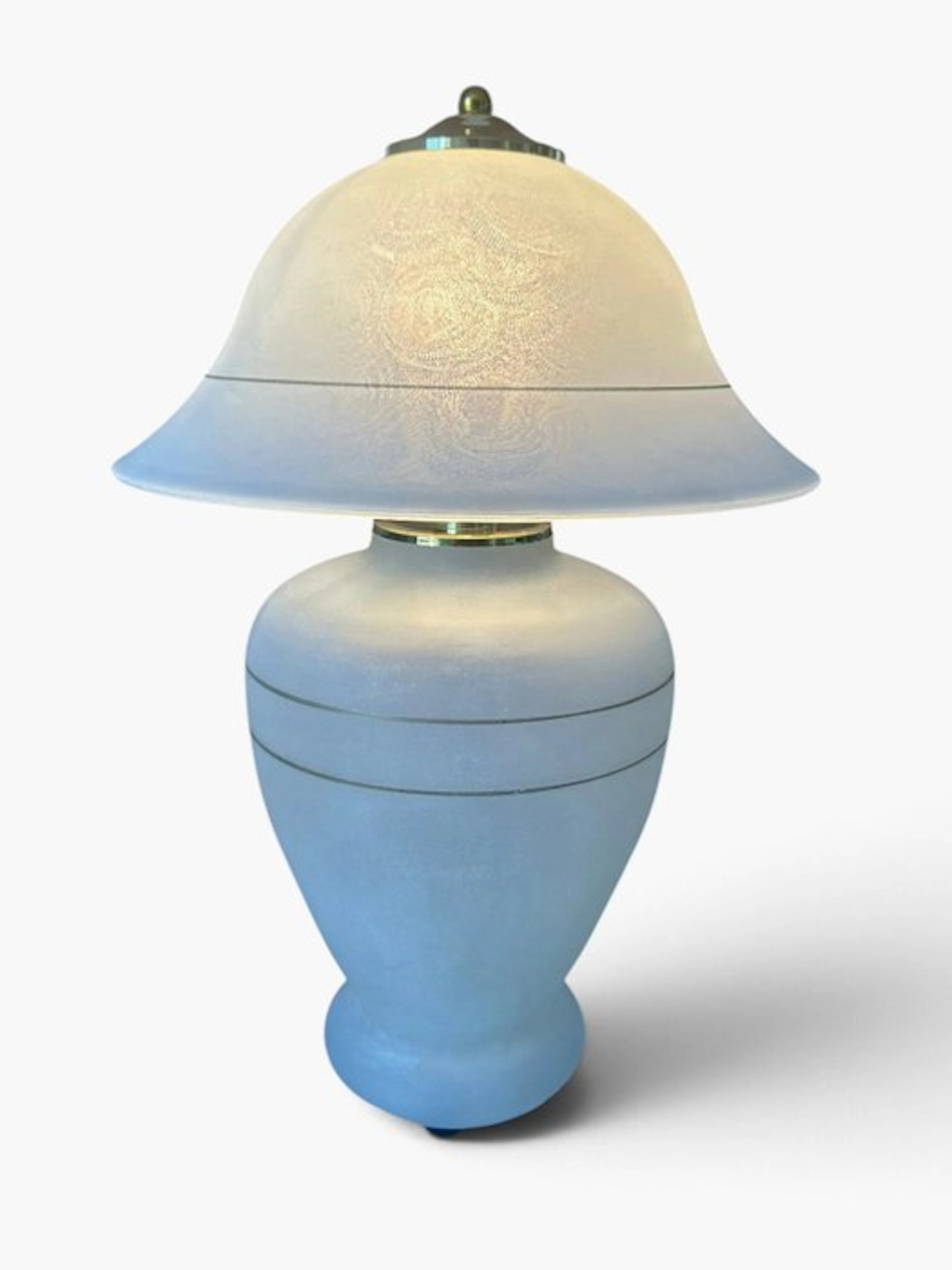 Table lamp - Glass, Iron - Gold-wire lamp