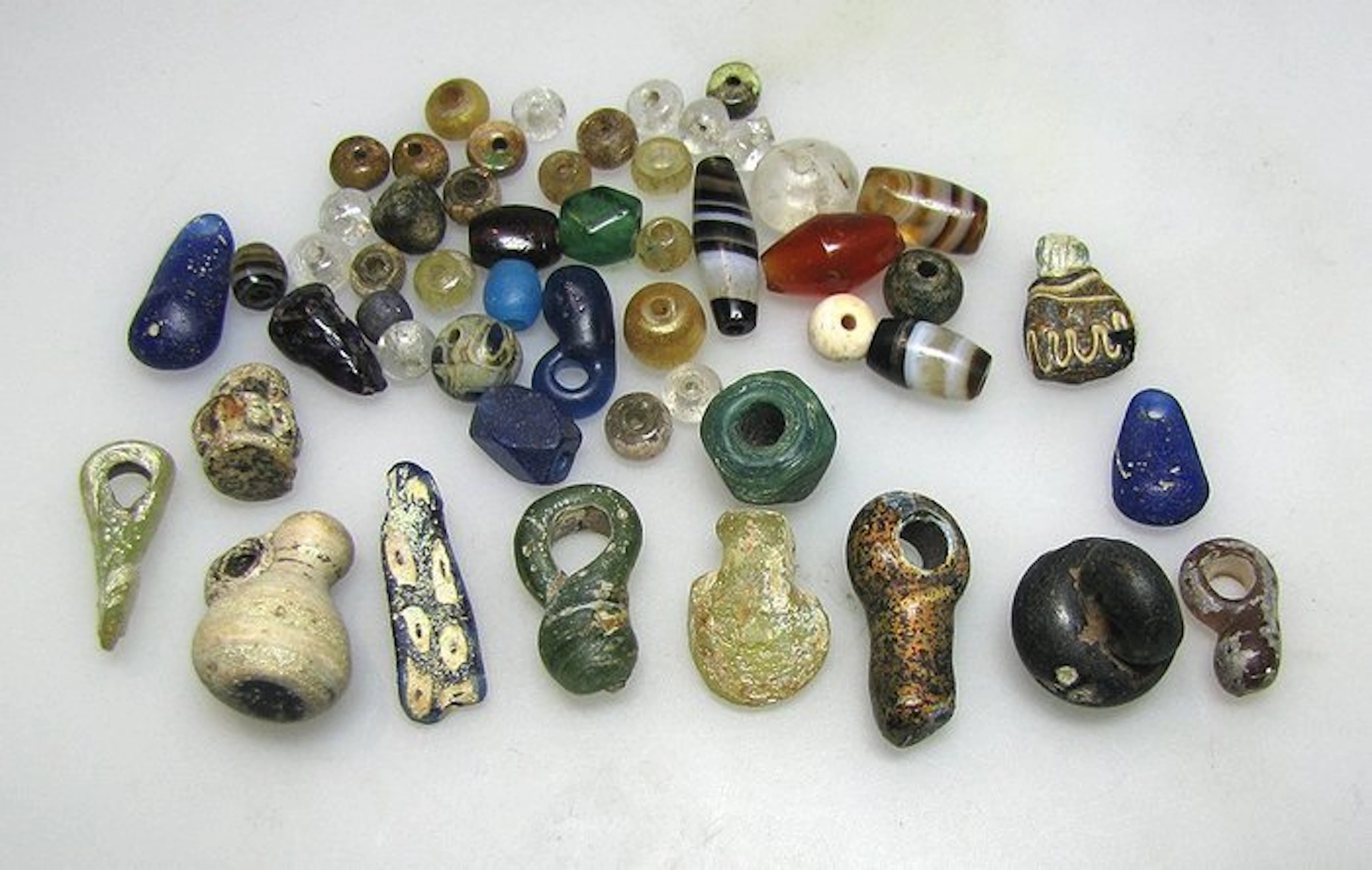Ancient Roman Faience Roman Period Glass and Stone...