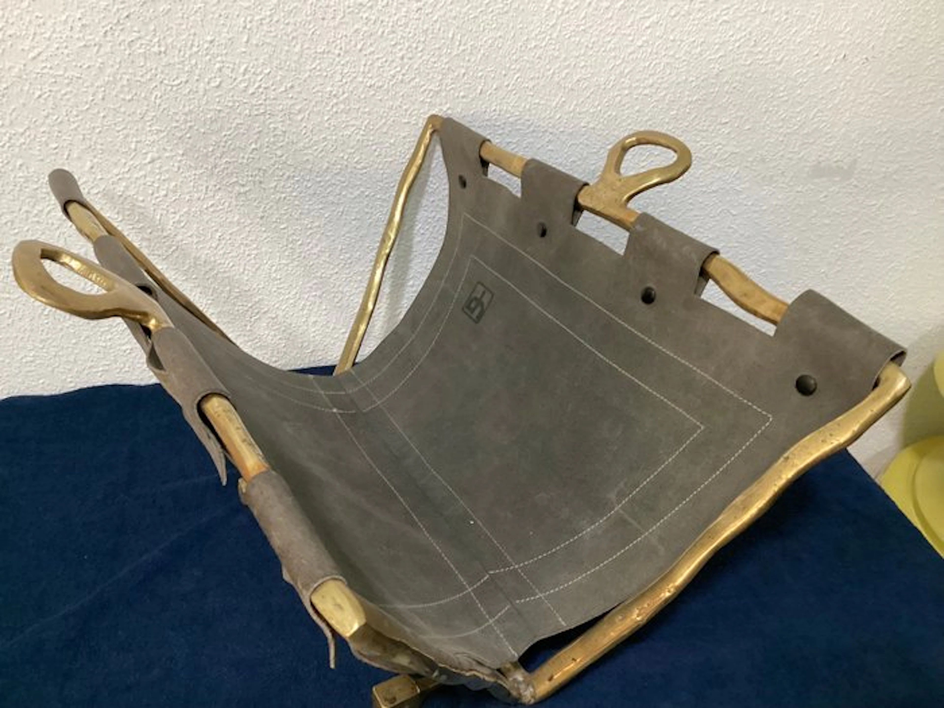 David Marshall - Magazine rack - Brass