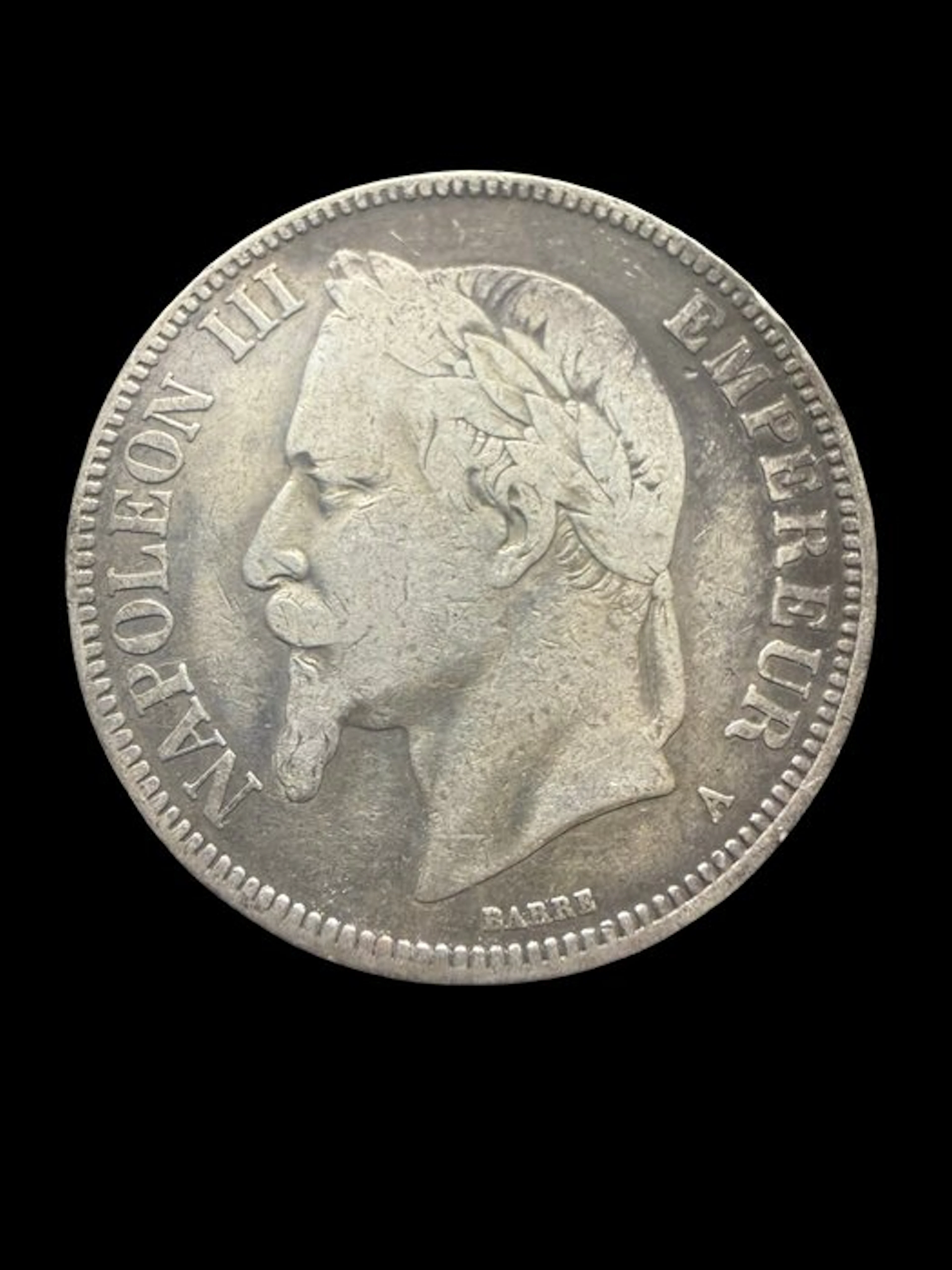 France. Napoléon III. 5 Francs 1870-A, Paris (No reserve price)
