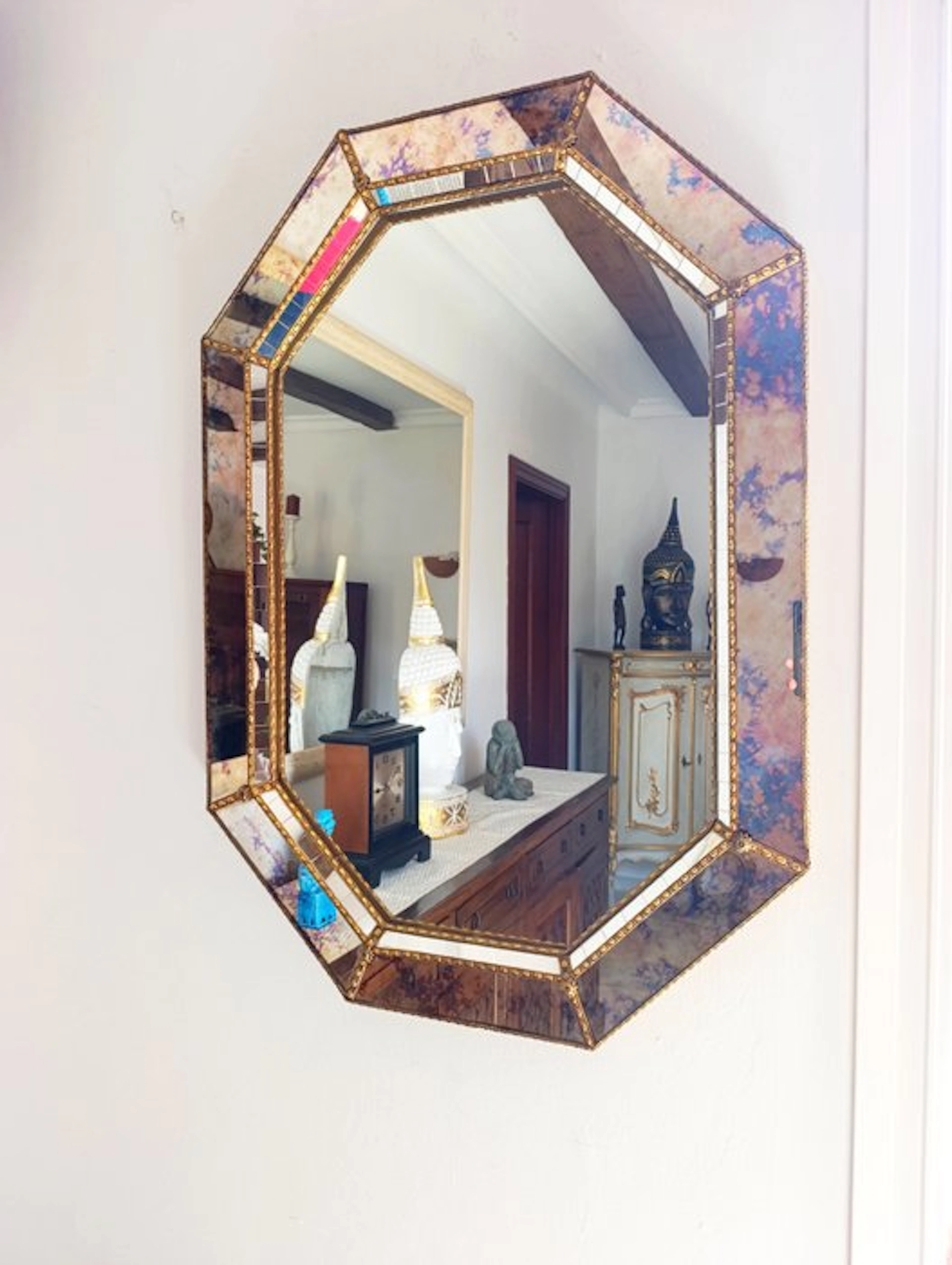 Wall mirror - Bronze, Glass - Venetian Style