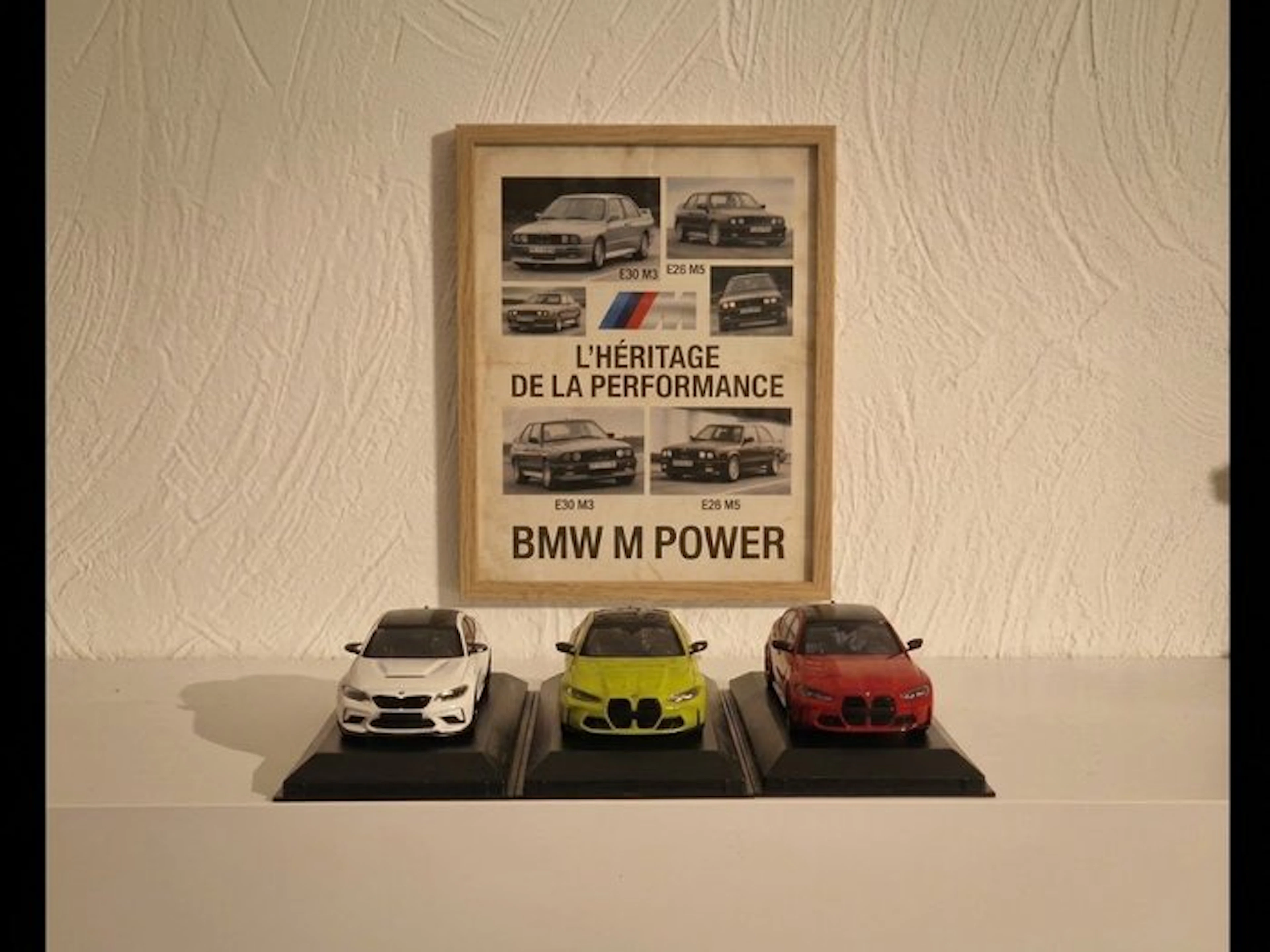 MiniChamps 1:43 - Model car (3) - BMW M2 CS; BMW M4...