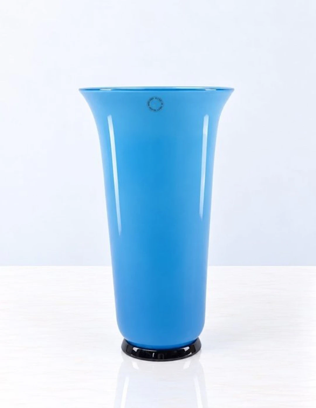 Venini - Vase - Anni Trenta - Glass - Blue-shirted