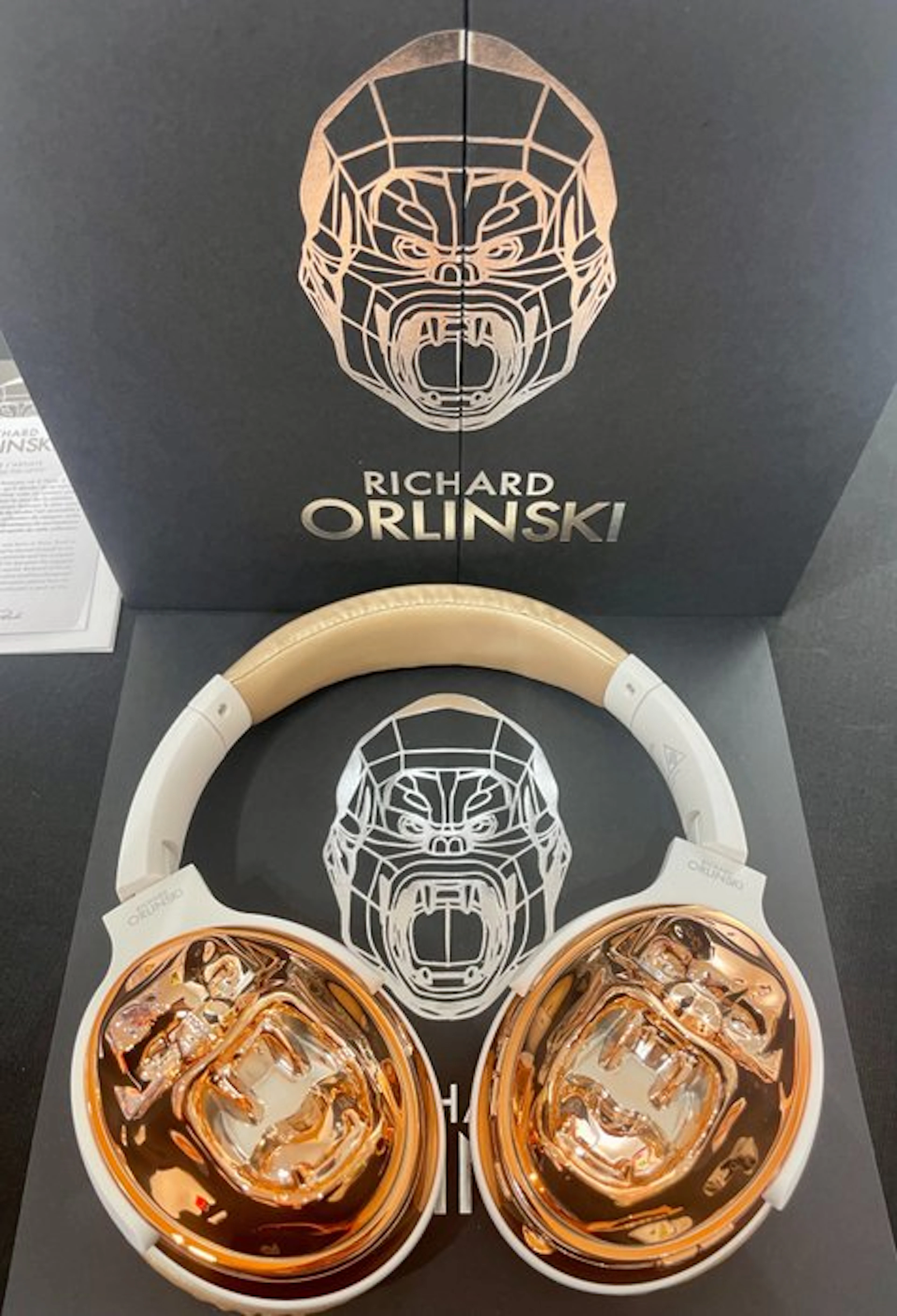 Richard Orlinski - Kong Headphone -rose gold- Headphone