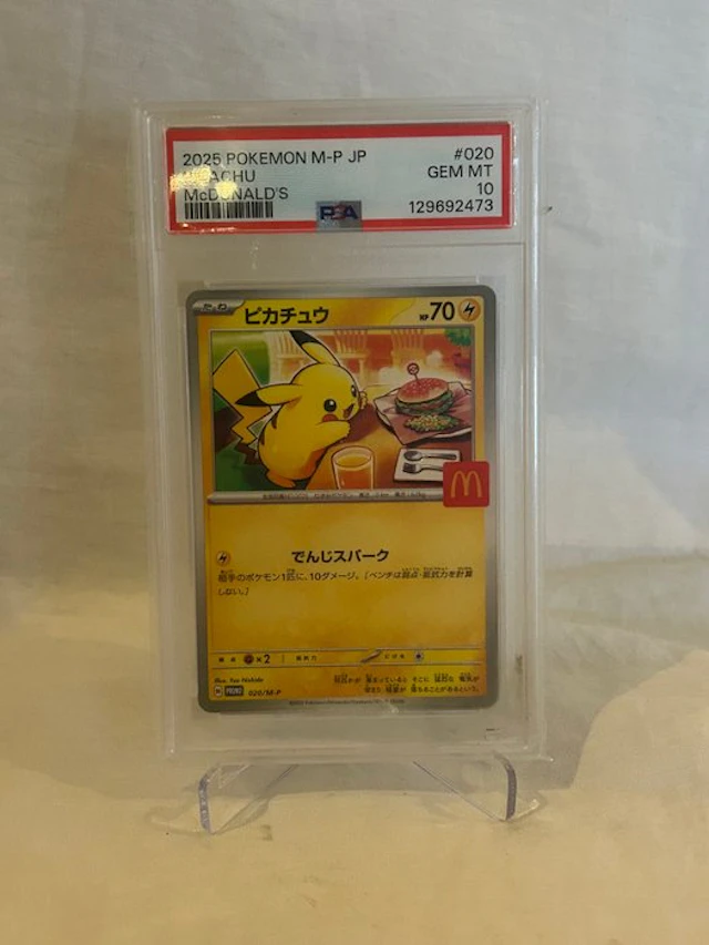 Pokémon Graded card - Pikachu 20 psa10 McDonald - PSA 10 - EX