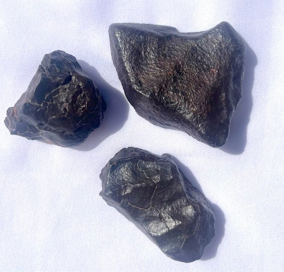 Chondrite Meteorite - 228 g - (3)
