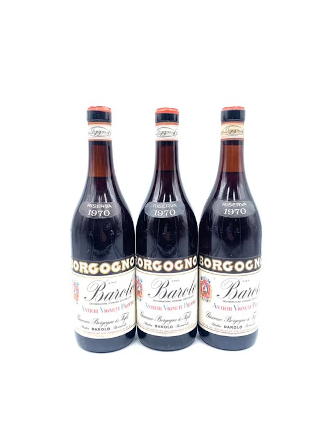 1970 Giacomo Borgogno - Barolo - 3 Bottles (0.72L)