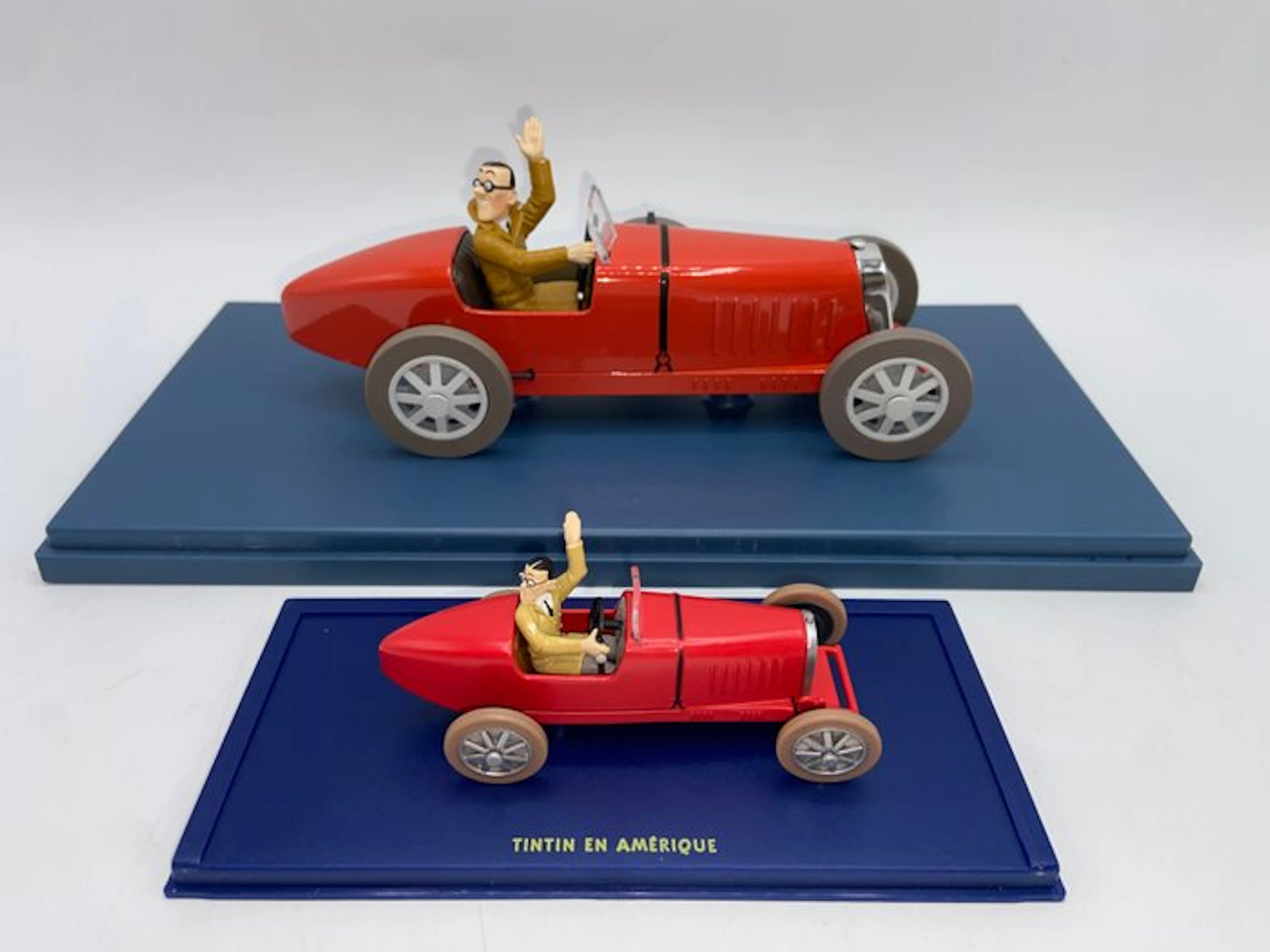 Atlas 1:24 - Model car (2) - Tintin – Bobby Smiles' Hot Rod “Tintin in America”