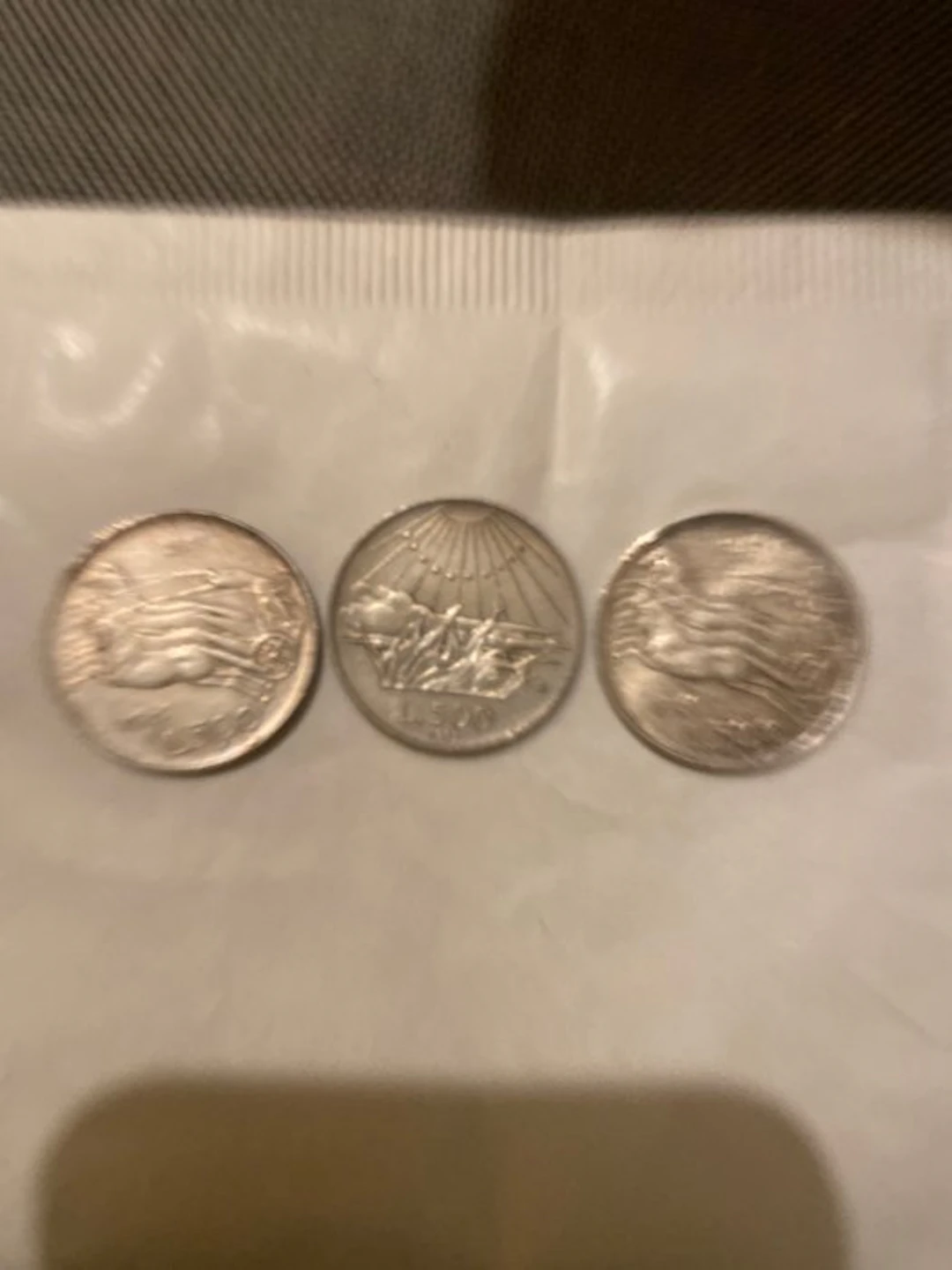Italy, Republic 500 Lire argento (3 monete) (No reserve price)