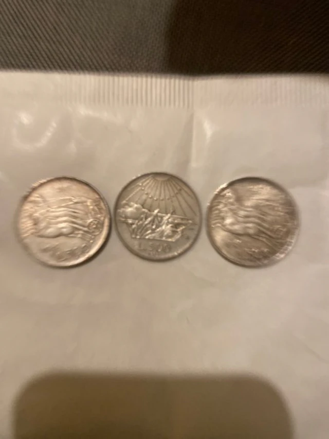 Italy, Republic 500 Lire argento (3 monete) (No reserve price)