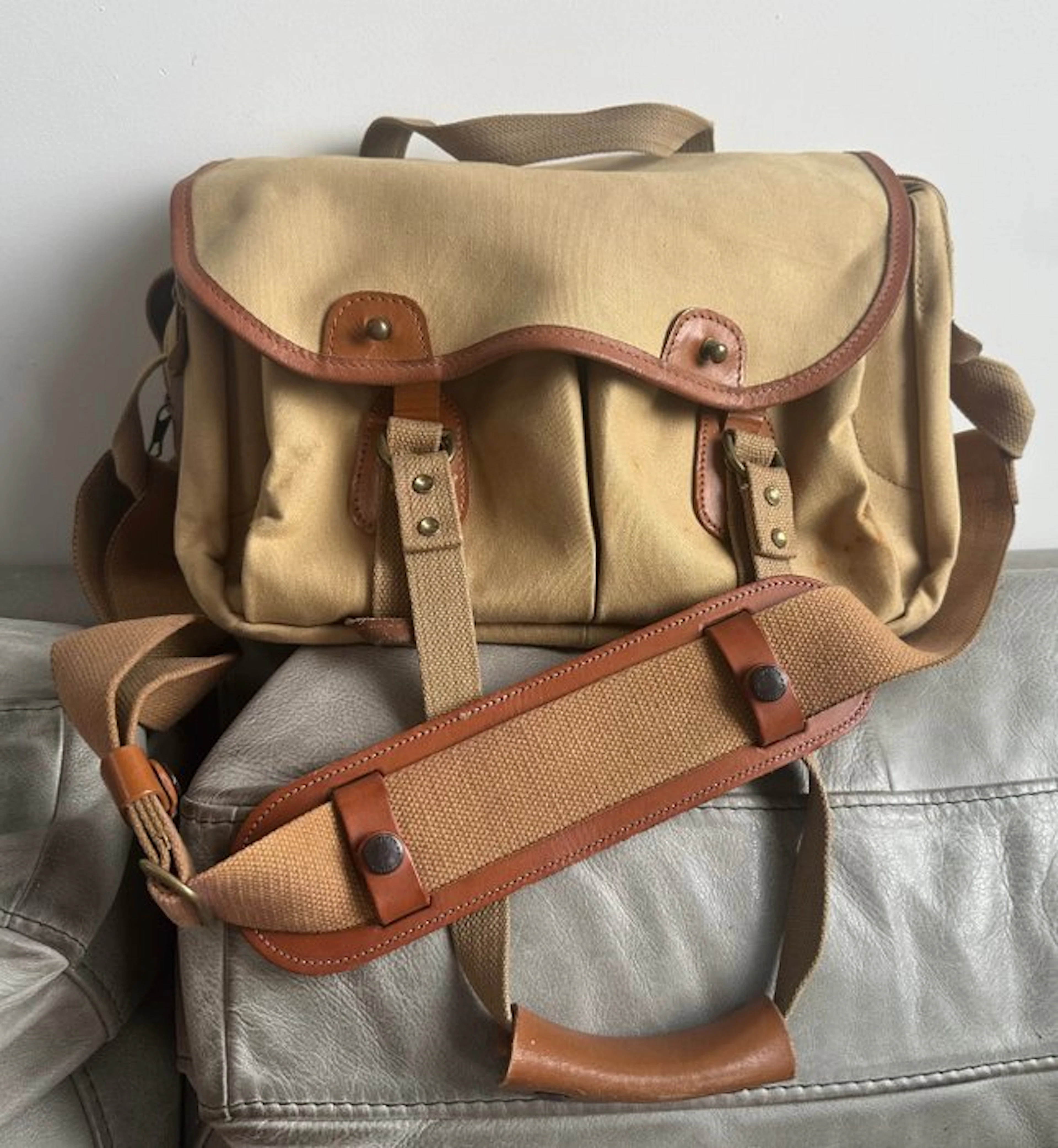 Billingham 330 - System Khaki Canvas Camera Bag - with...