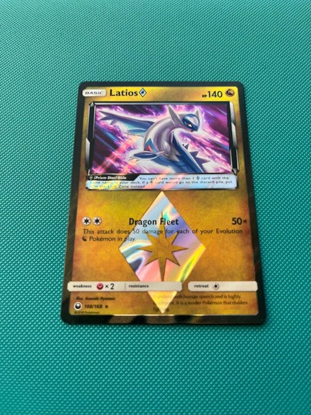 Pokémon - 1 Card - Latios Prism Star - Sun & Moon