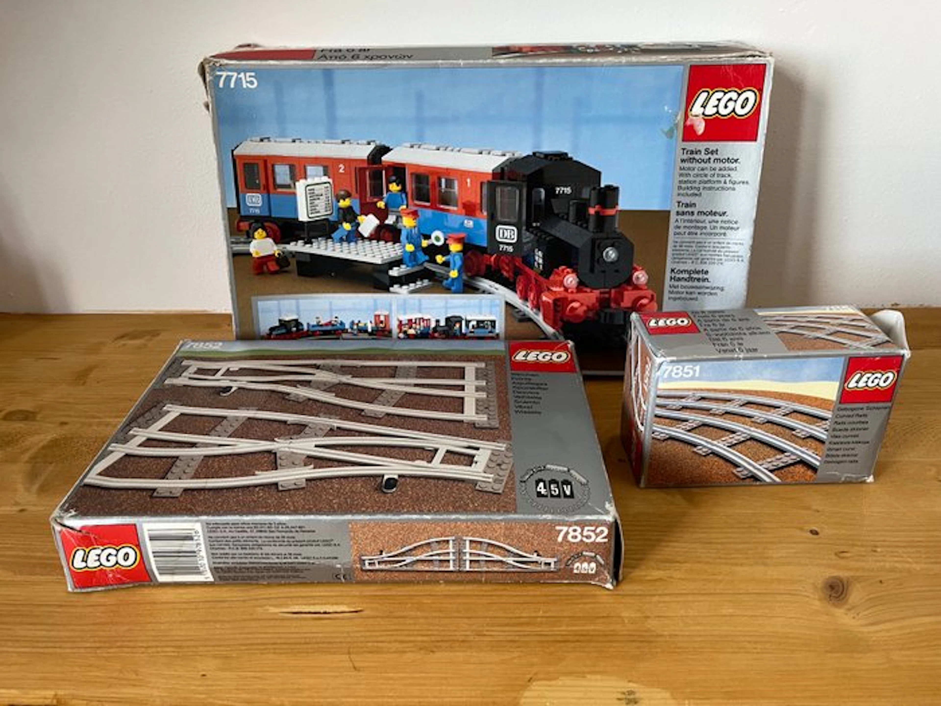 LEGO Set - Classic Town - 7715 Train Set / 7851 / 7852