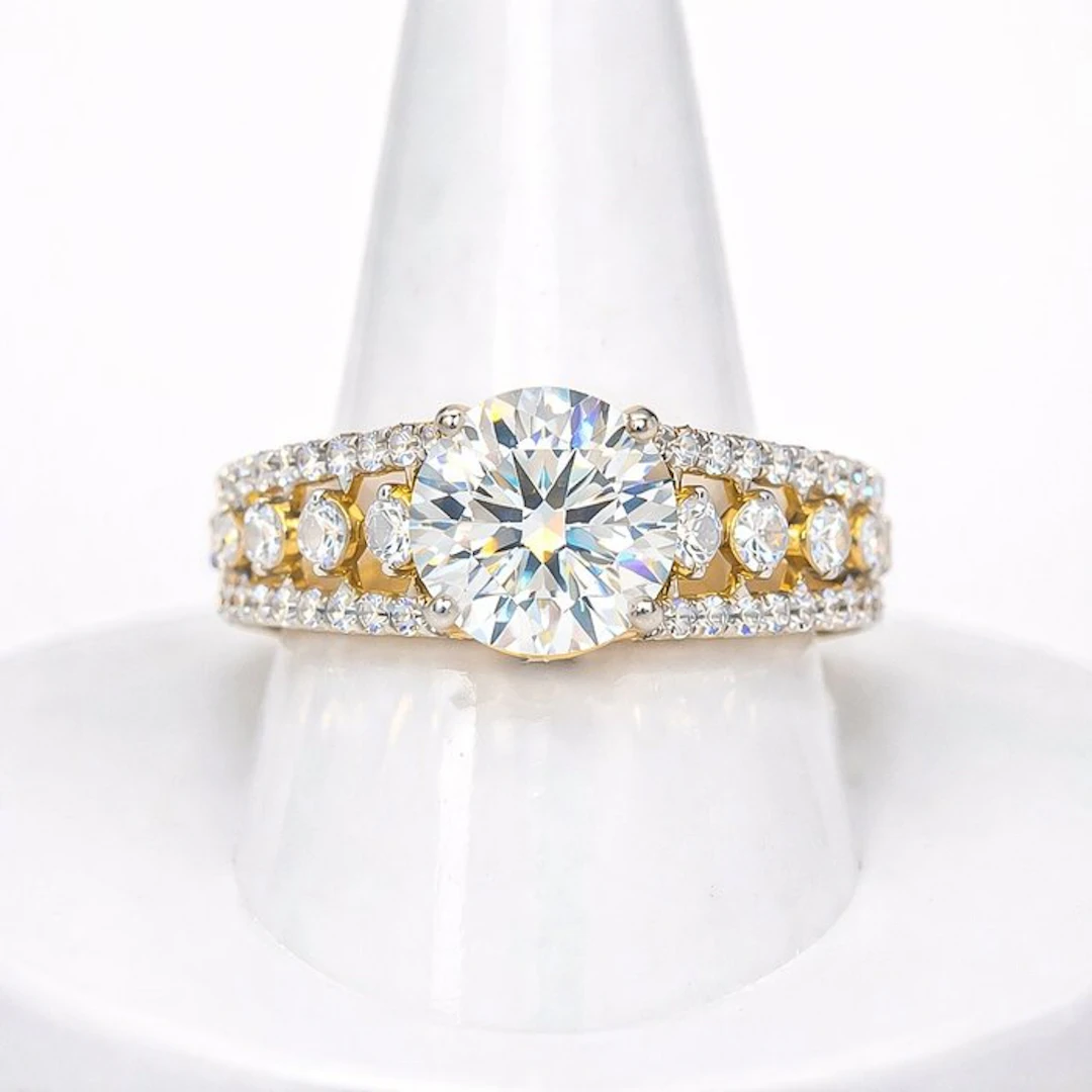 No reserve price - Ring - 14 kt