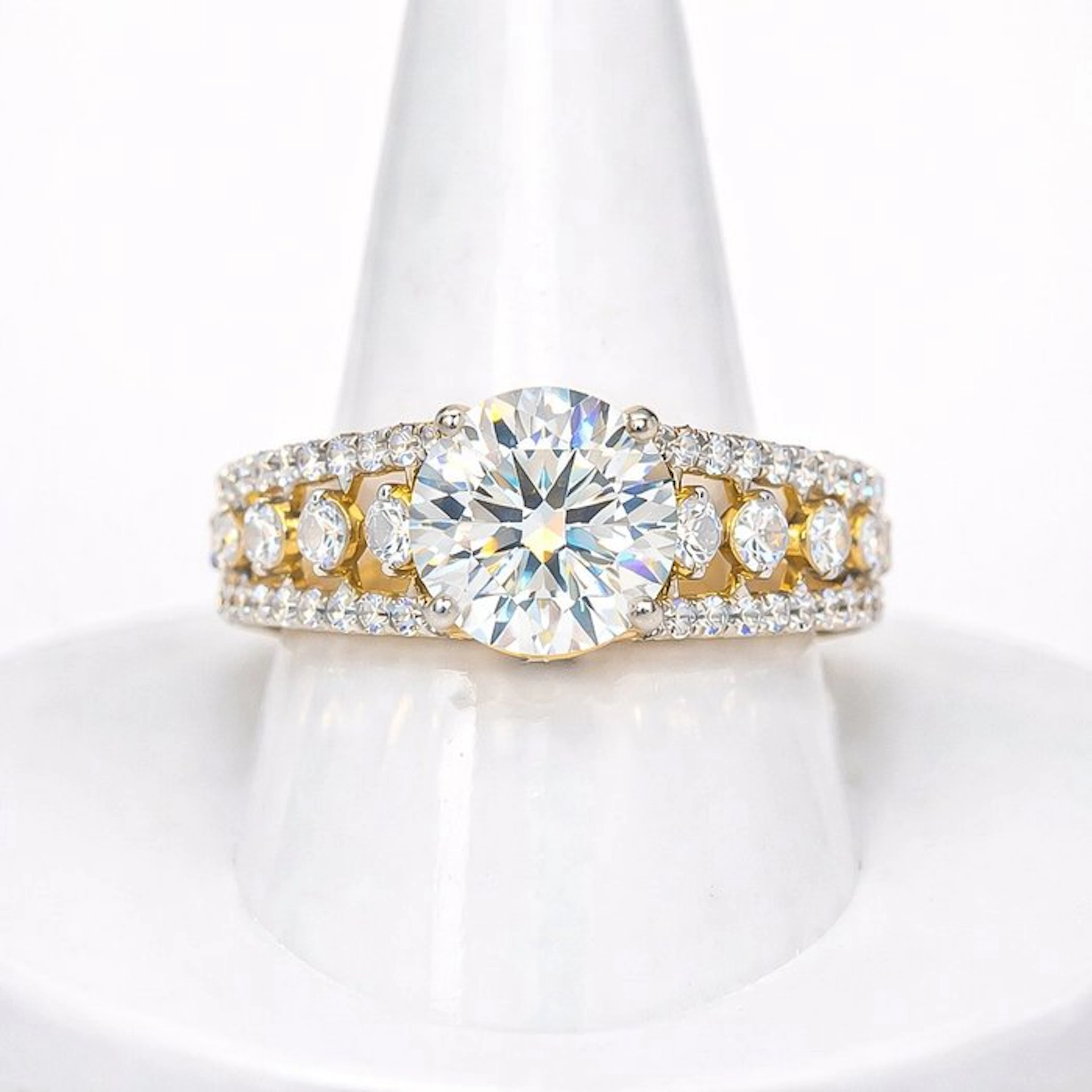 No reserve price - Ring - 14 kt