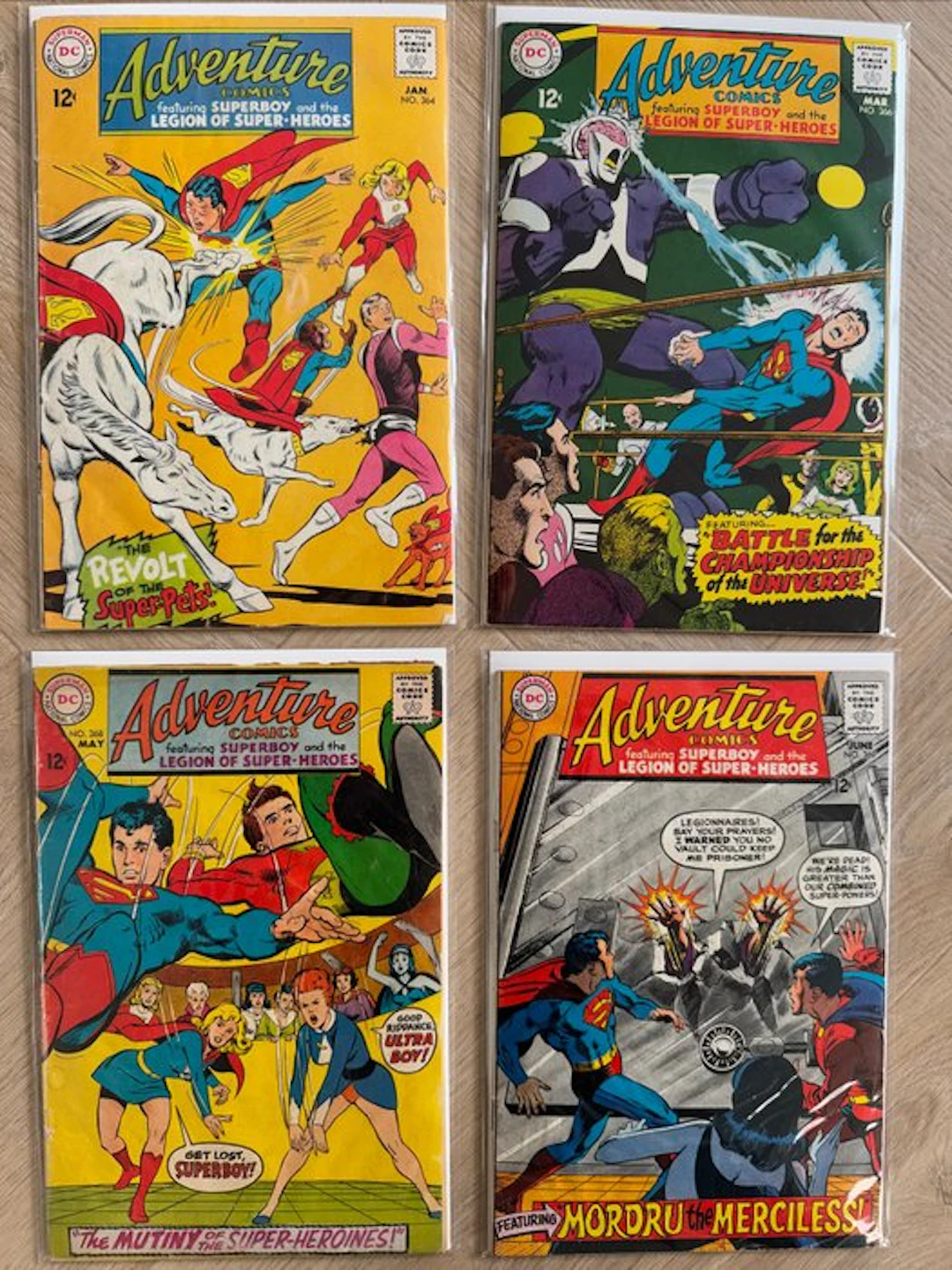 Adventure Comics 364; 366; 368; 369 - Adventure Comics...
