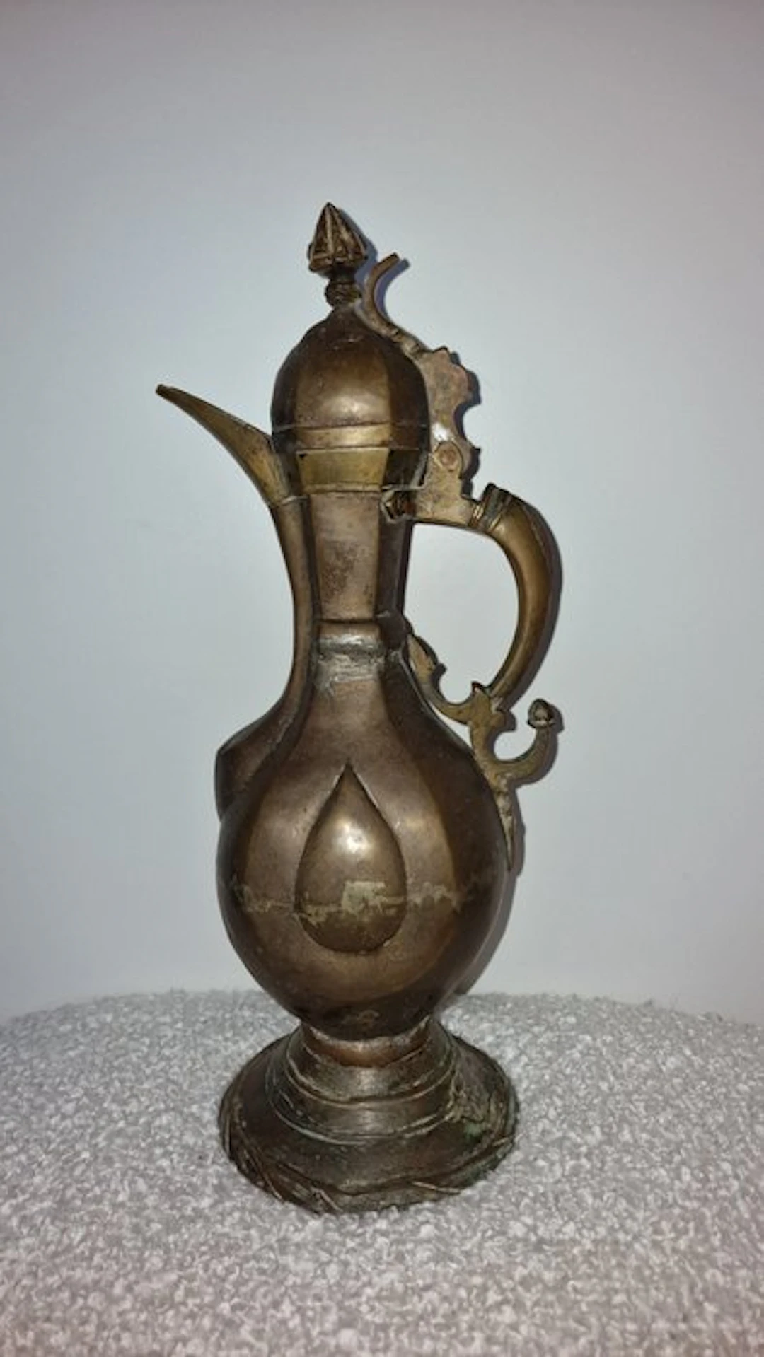 19th Century Central Asian Islamic Ewer Oftaba - Brass