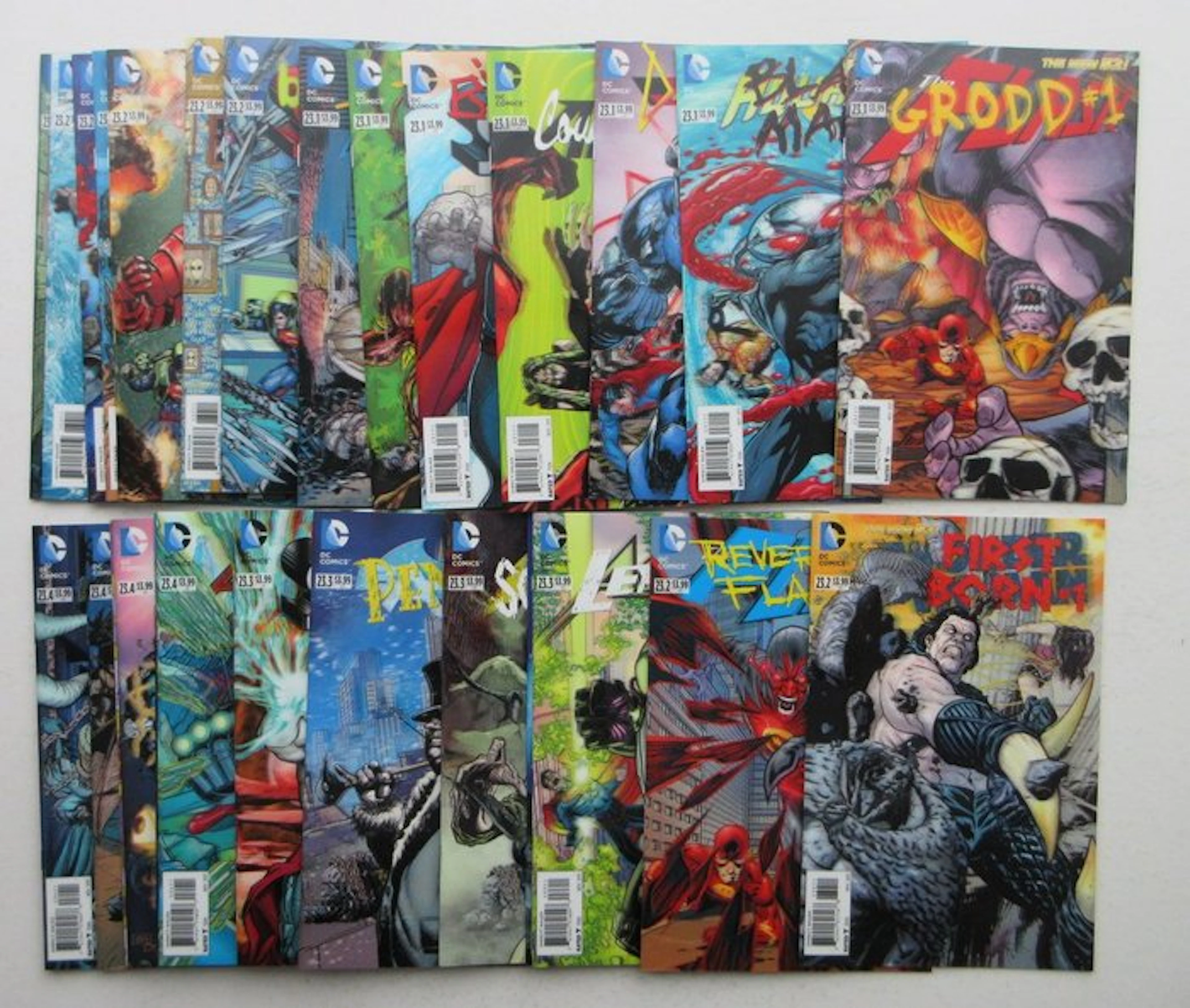 The new 52 ! - 33 holographische covers - 33 Comic - First edition - 2013