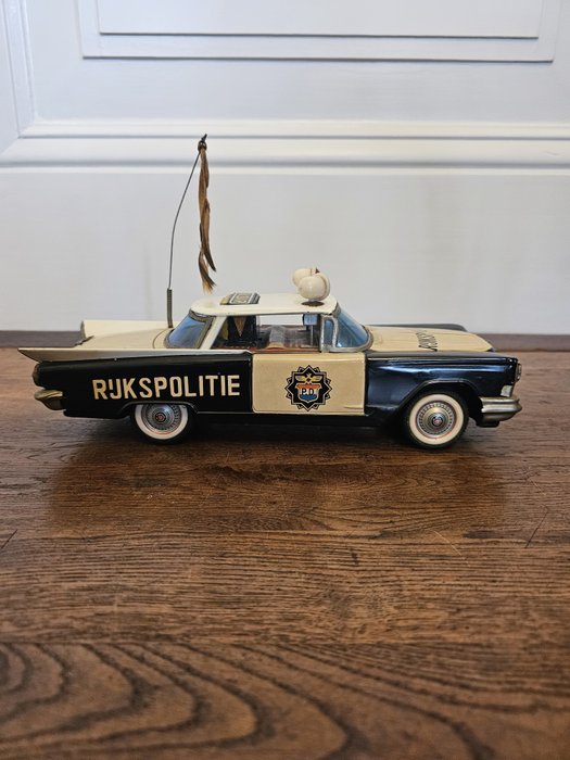 Voiture De Police Ichiko Buick Highway Patrol - Tôle, échelle Inconnue, Vintage Japon