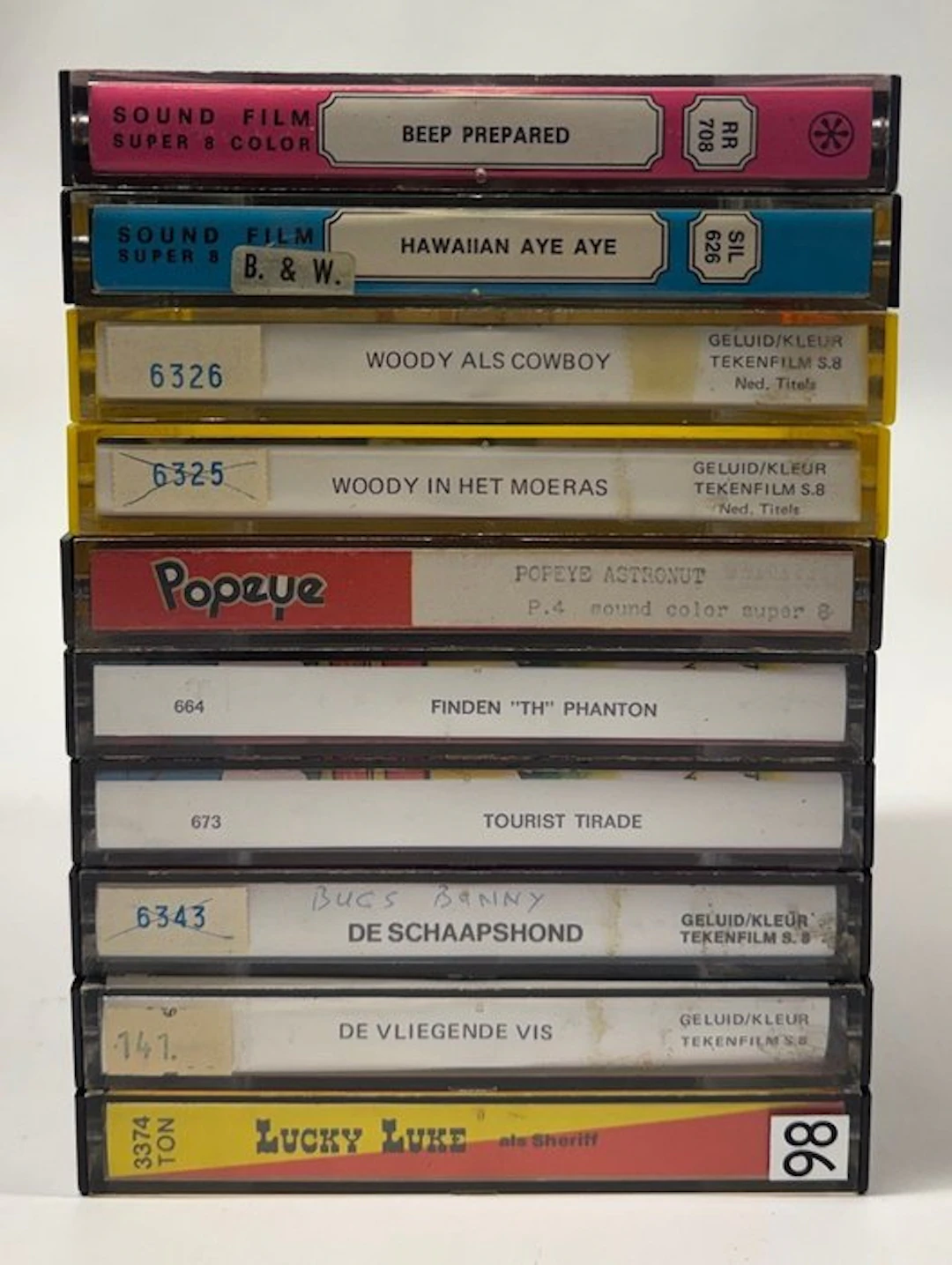 Various 10 pieces Movie 8 mm