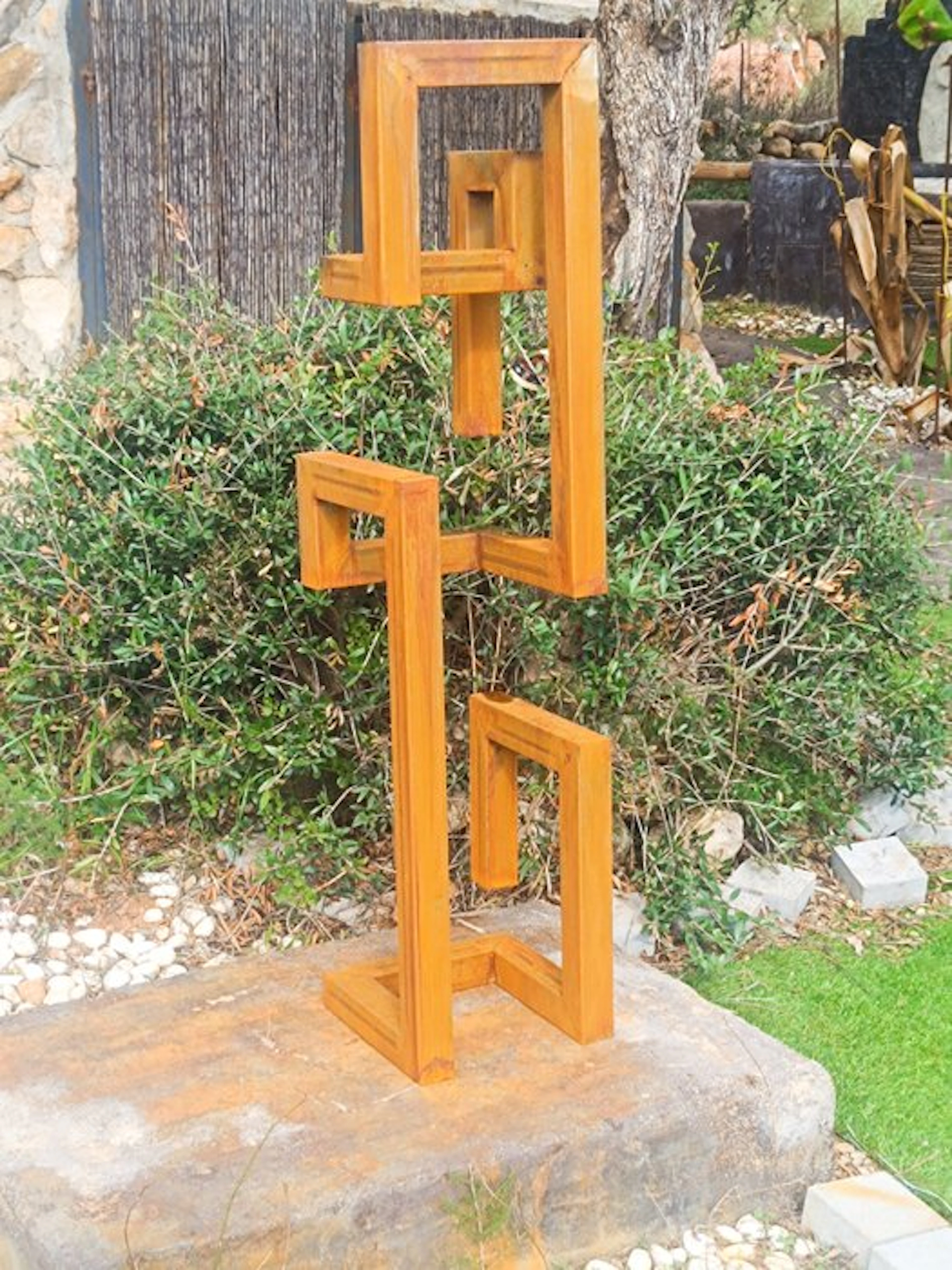 Ana Lucia B.M - Sculpture Corten - XL - No Reserve