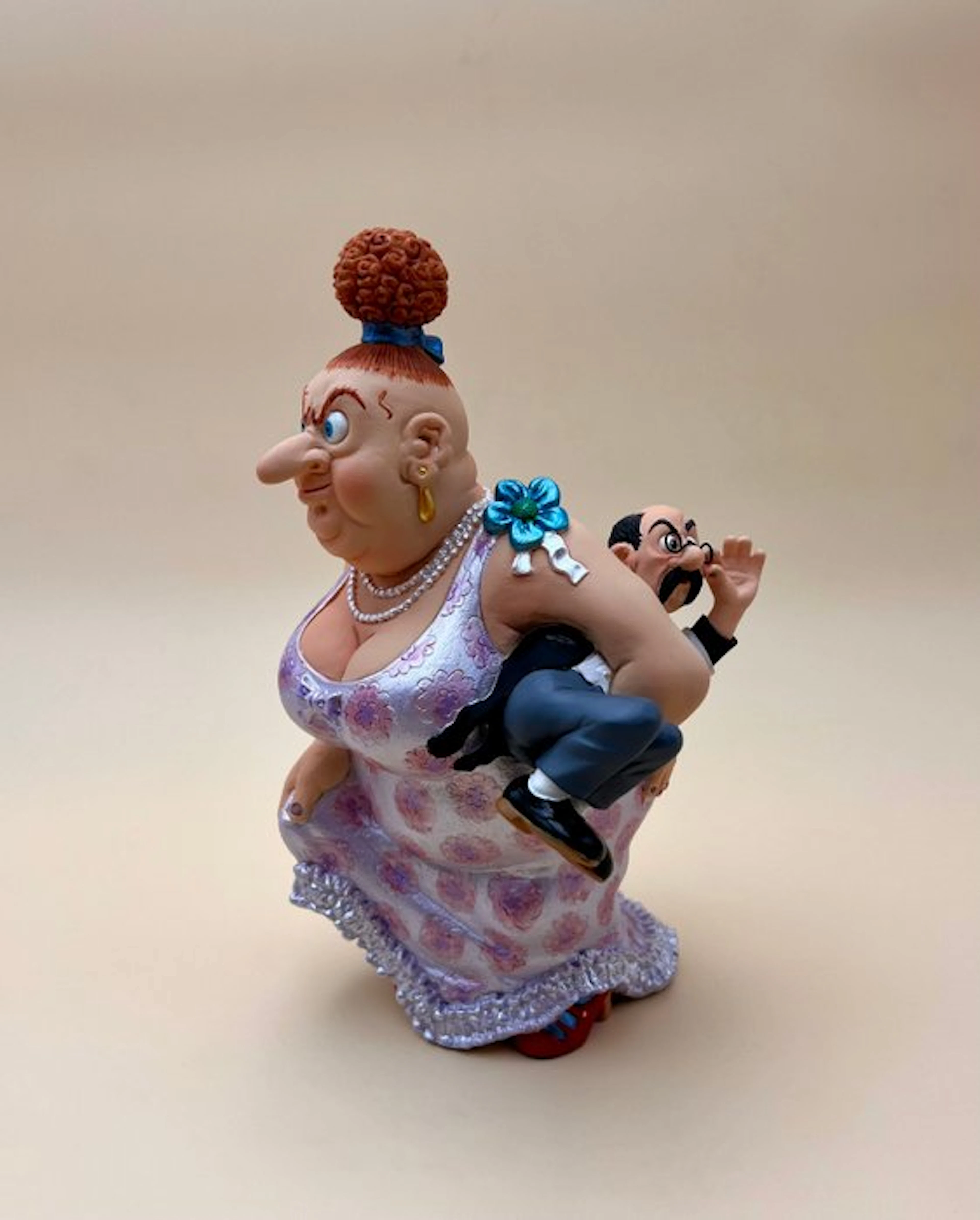 Parastone - Figurine - A. Dubout - Mon Mari est fatigué - Resin