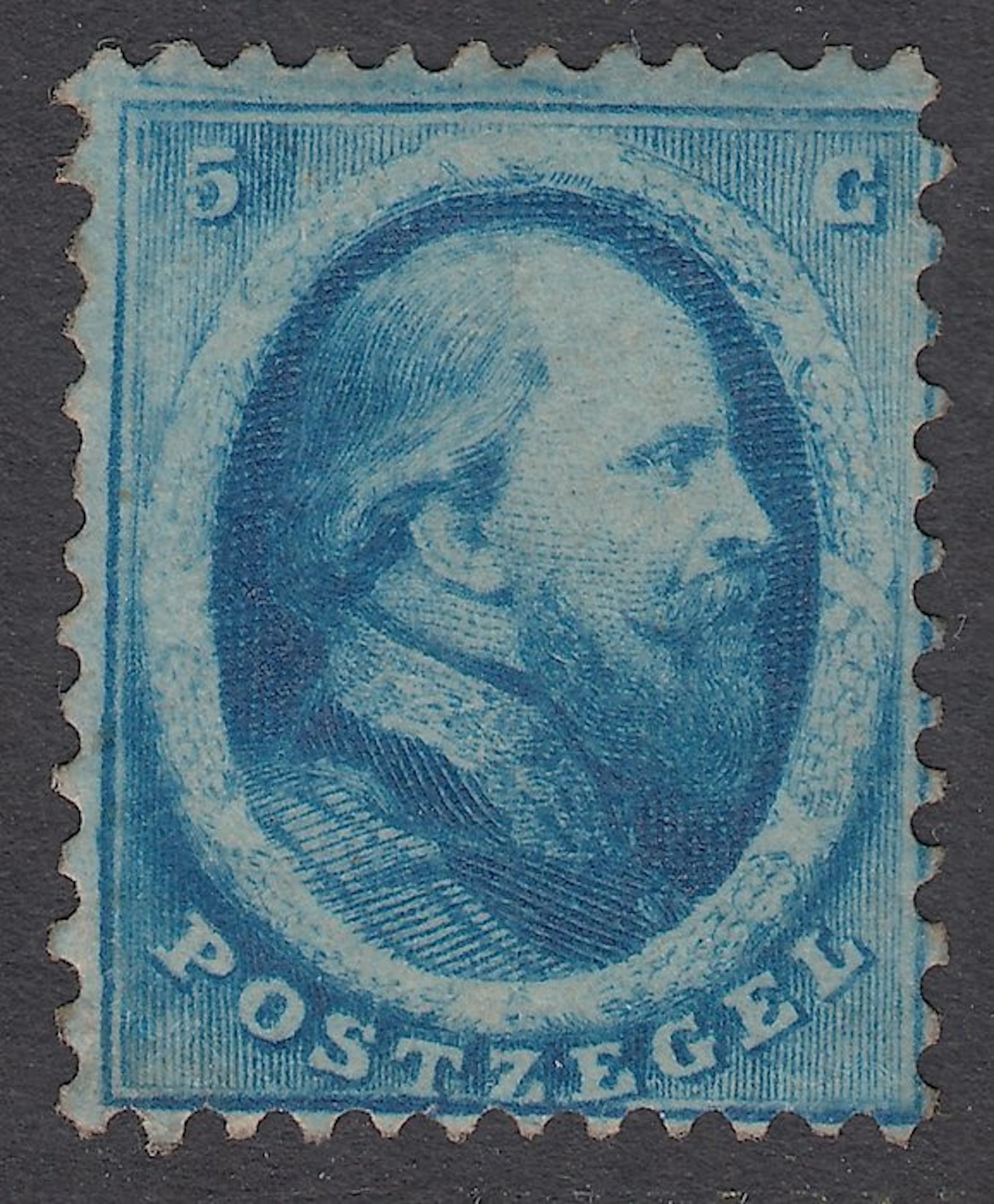 Netherlands 1864 - King William III, Second Issue - NVPH 4