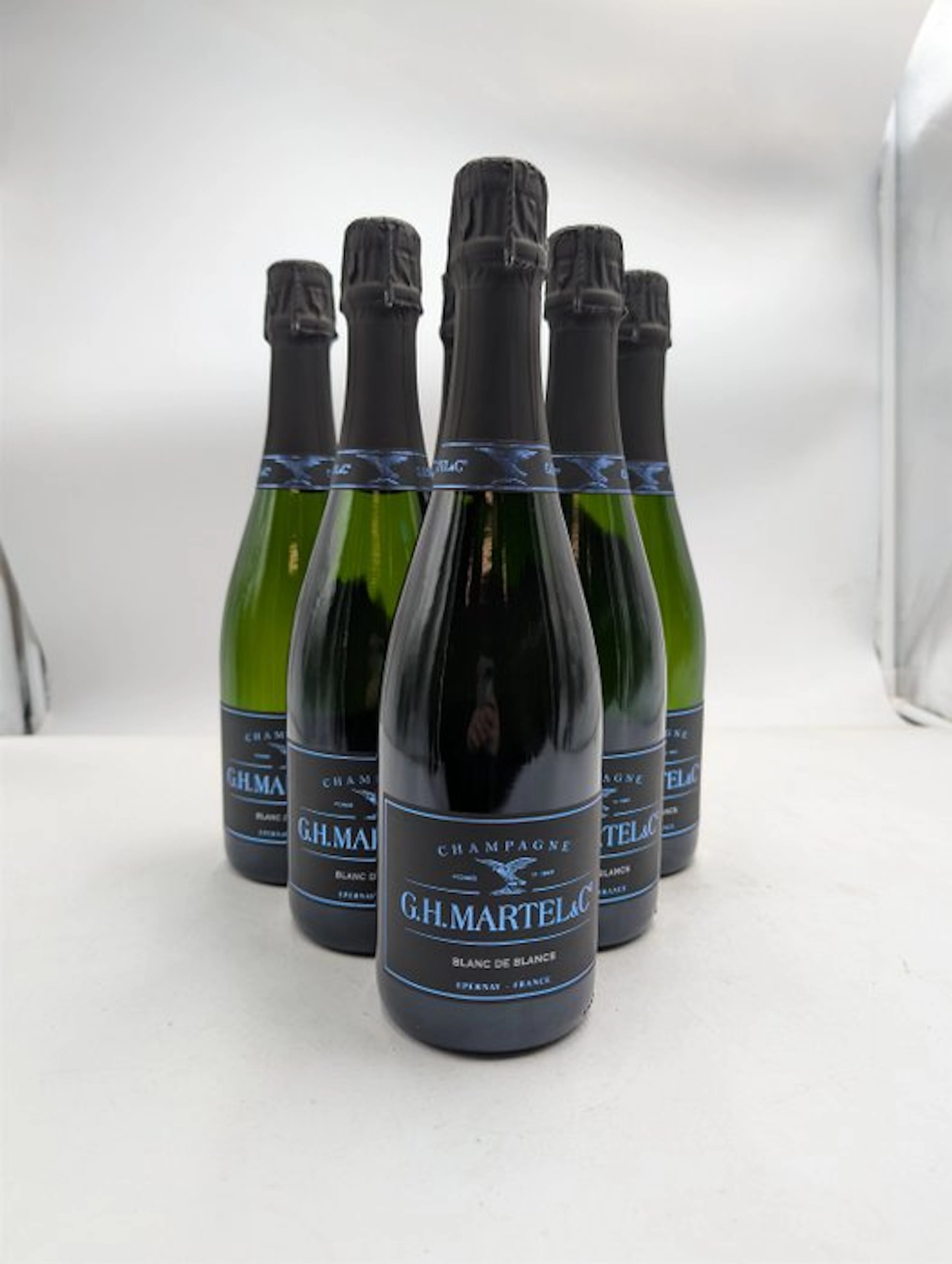 GH Martel - Champagne Brut, Blanc de Blancs - 6 Bottles (0.75L)