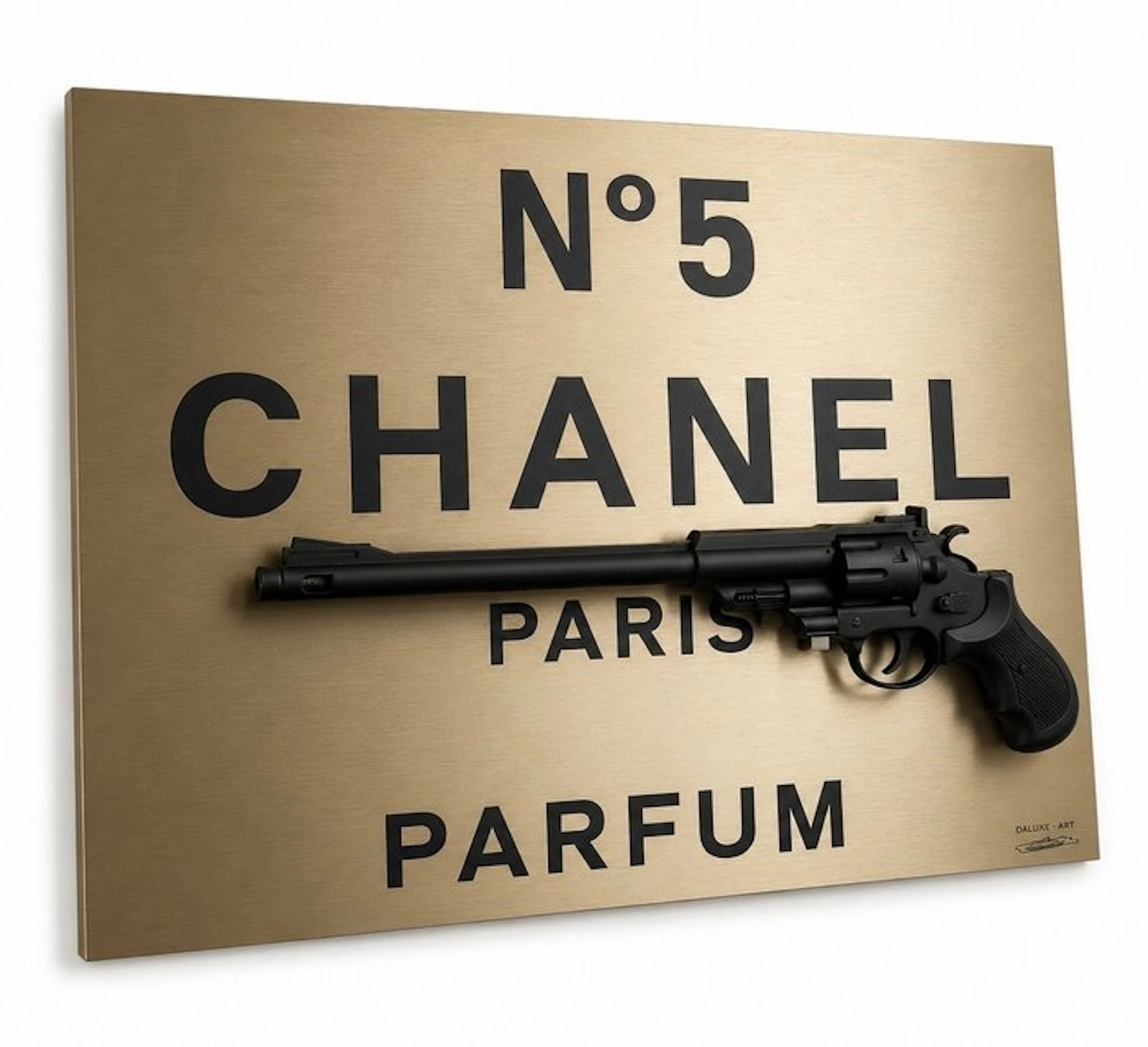 Daluxe Art - 1999 • Gold Chanel Gun