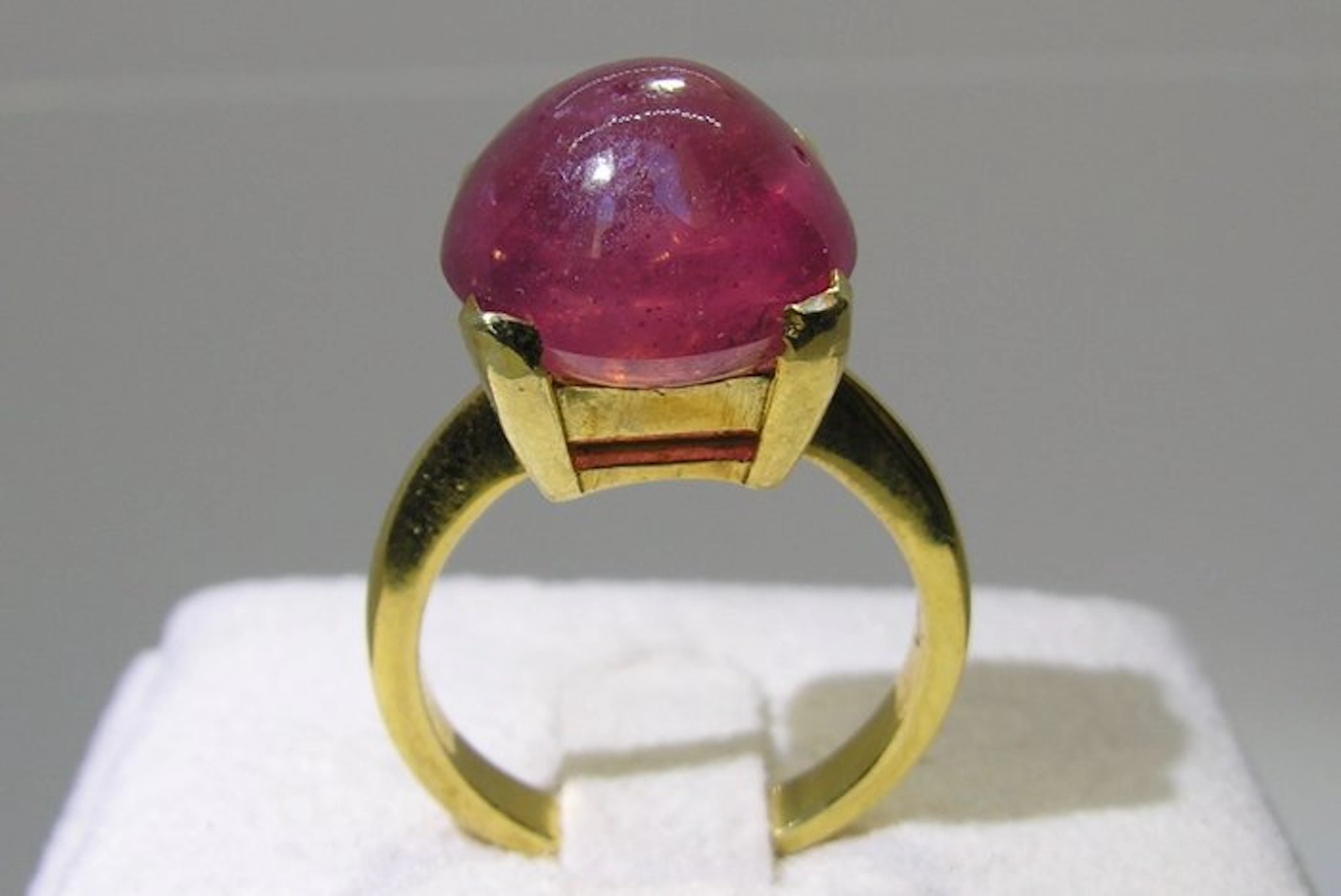 Ruby Ring - Height: 31.9 mm - Width: 21.1 mm- 7.2 g - (1)