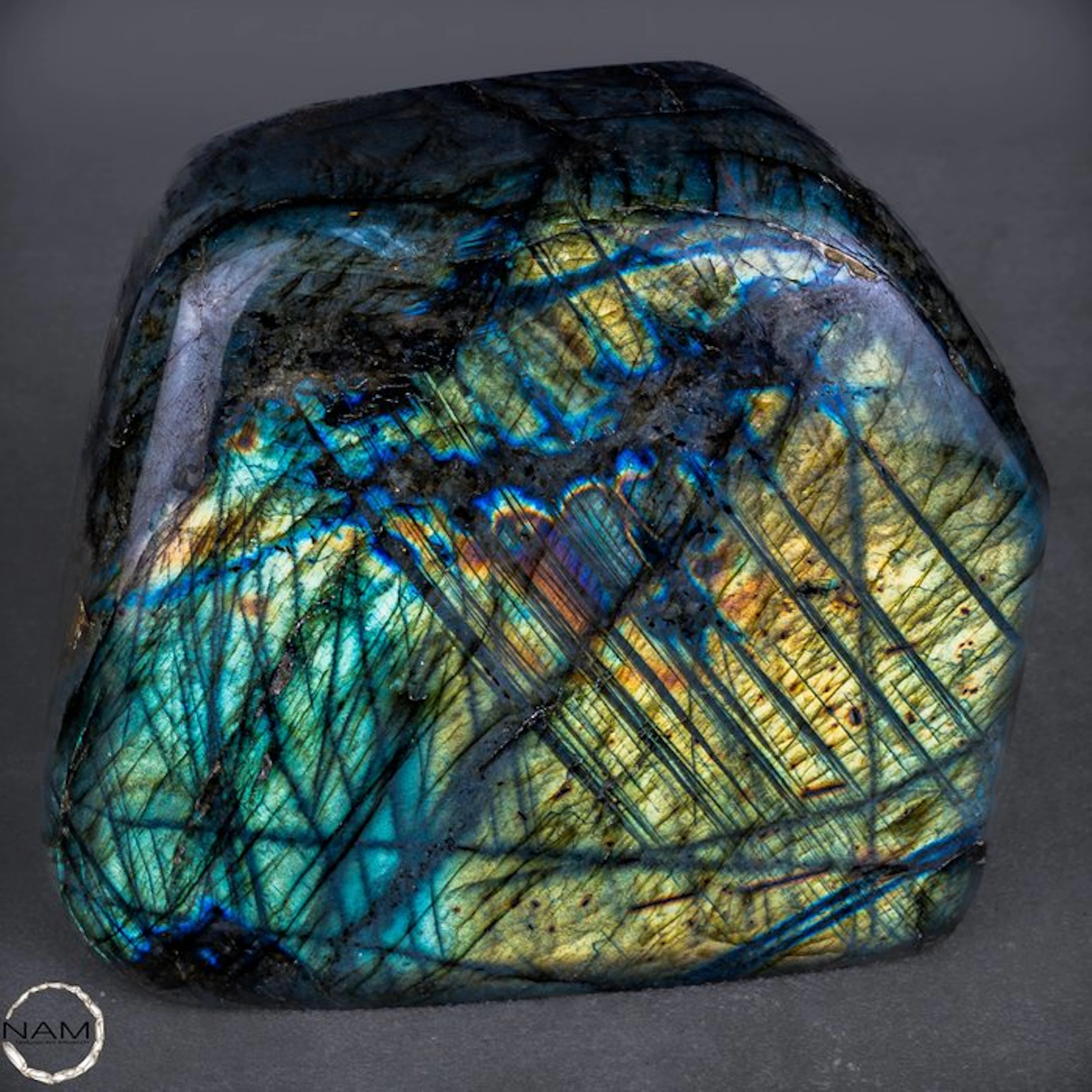 Natural labradorite freeform from Madagascar –...
