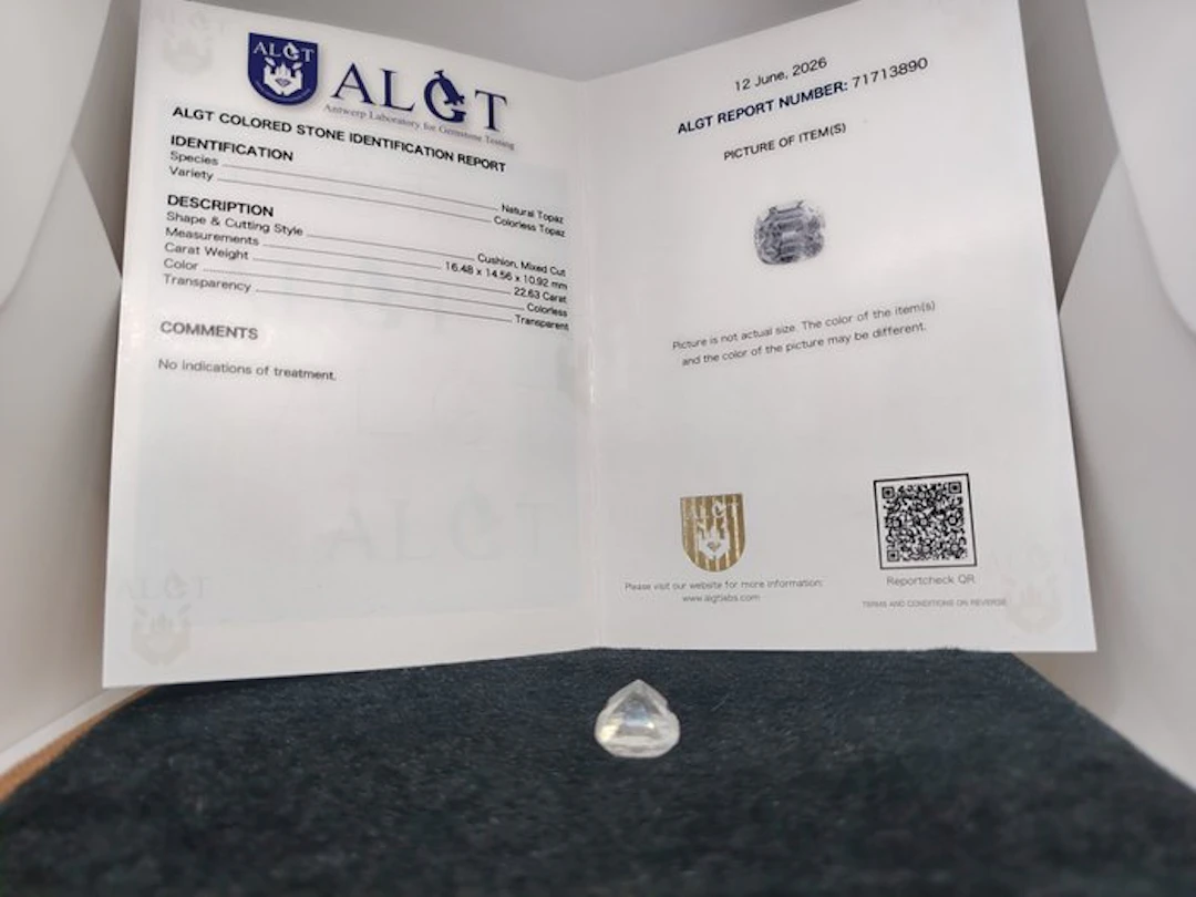 No reserve price - 1 pcs Colourless Topaz - 22.63 ct...