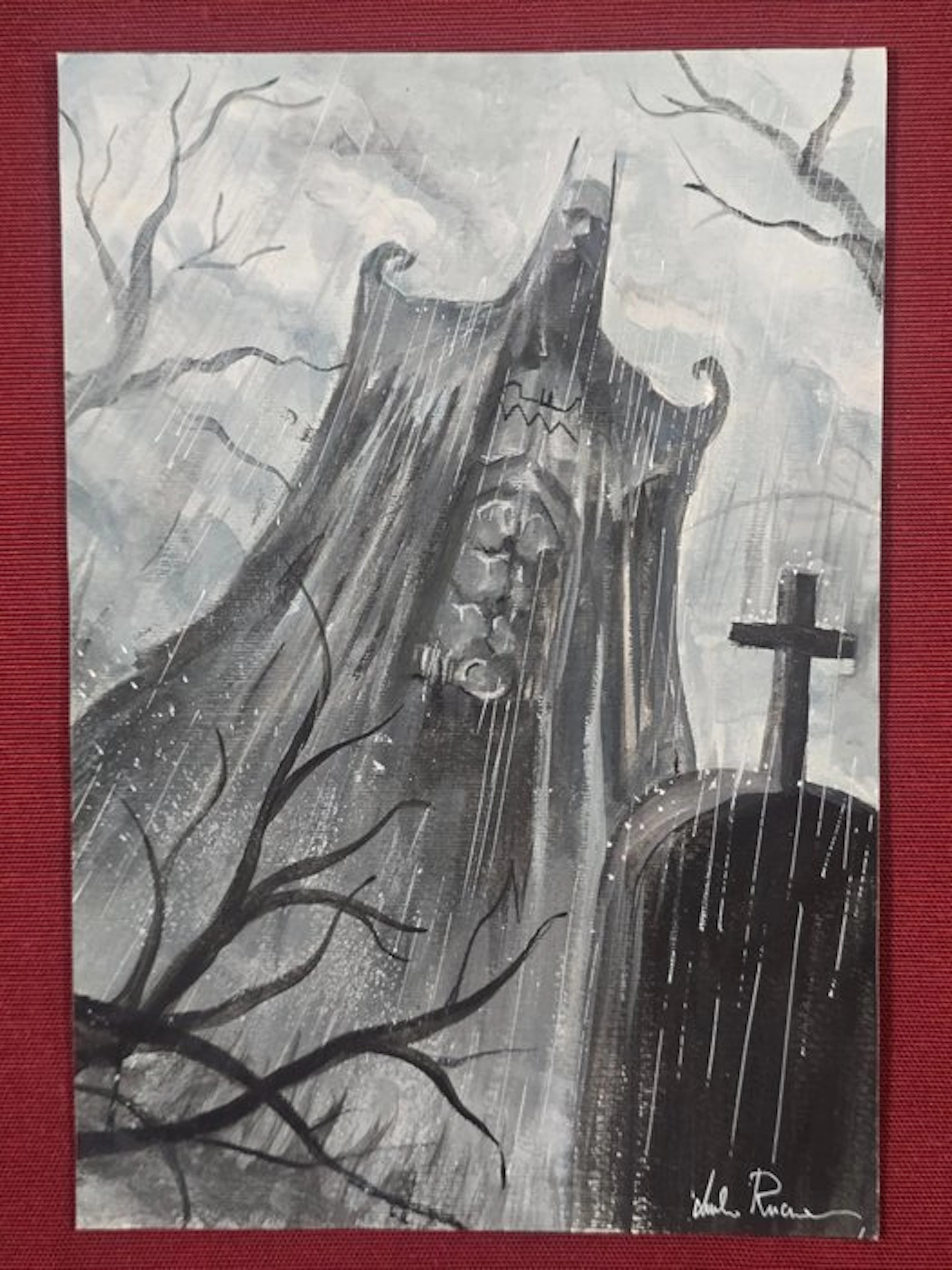Giulio Rincione - 1 Original drawing - Batman