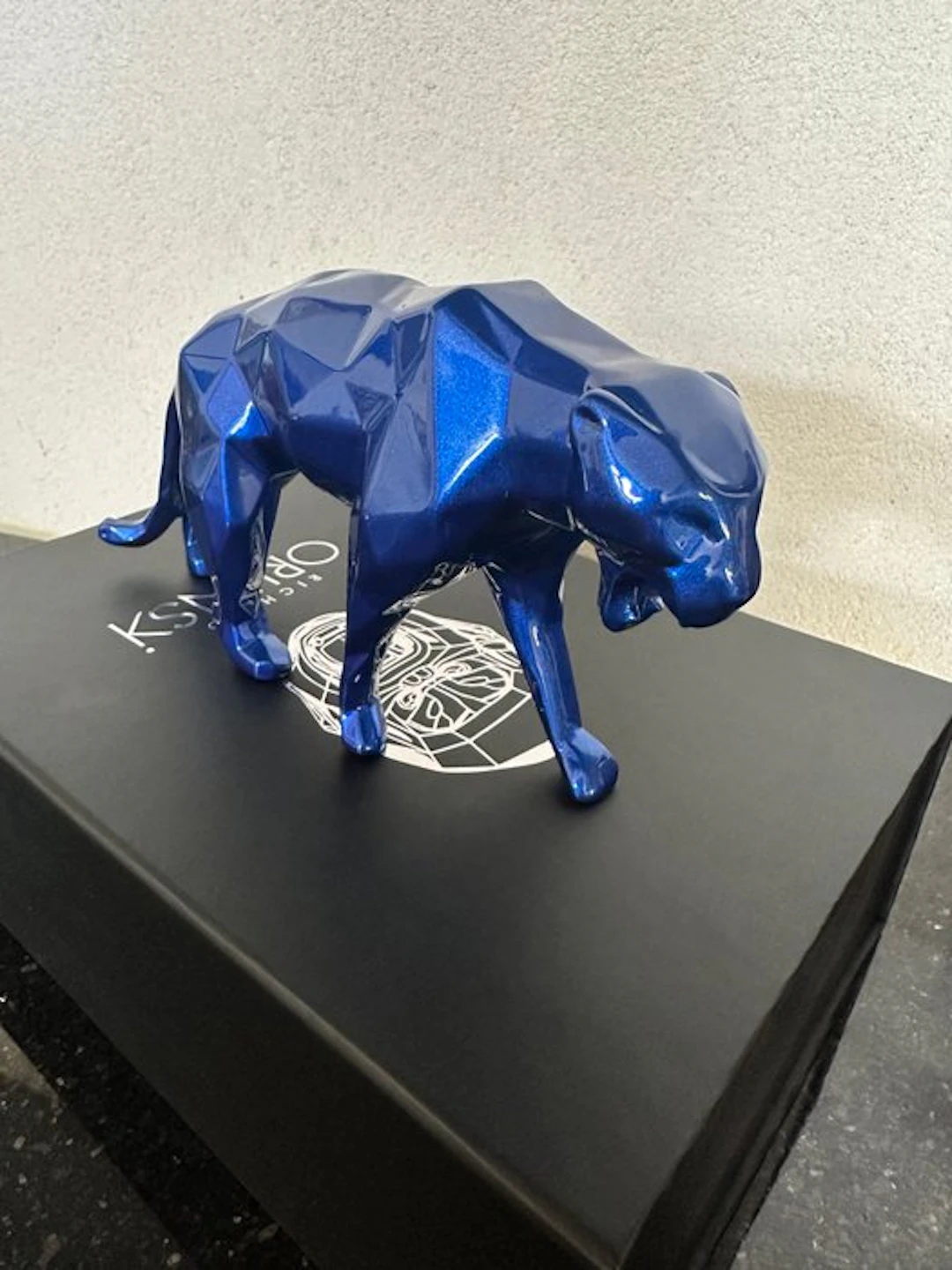 Richard Orlinski (1966) - Panther (Royal Blue Edition)