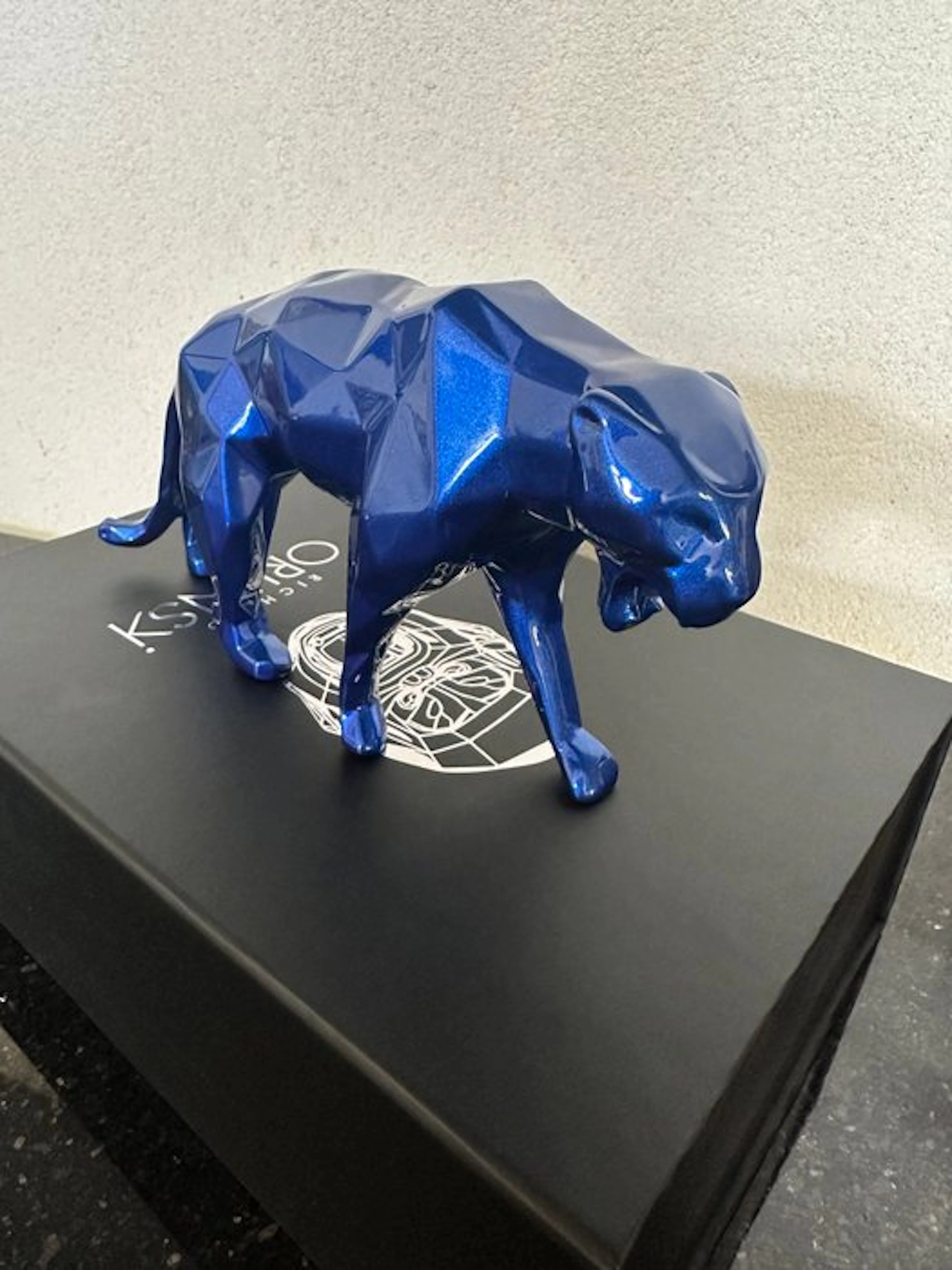 Richard Orlinski (1966) - Panther (Royal Blue Edition)
