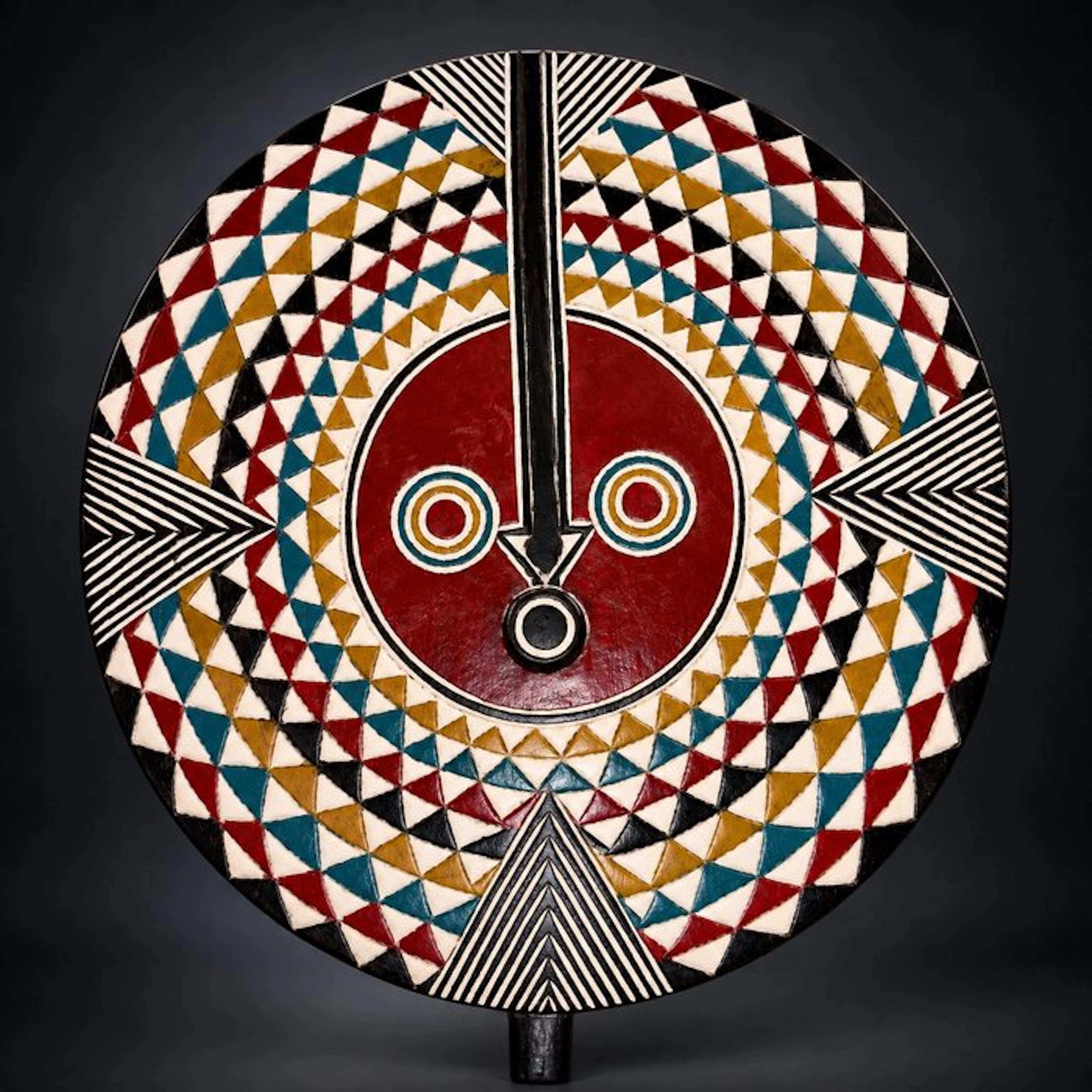 Bwa Sun Mask - Wood - Burkina Faso (No reserve price)