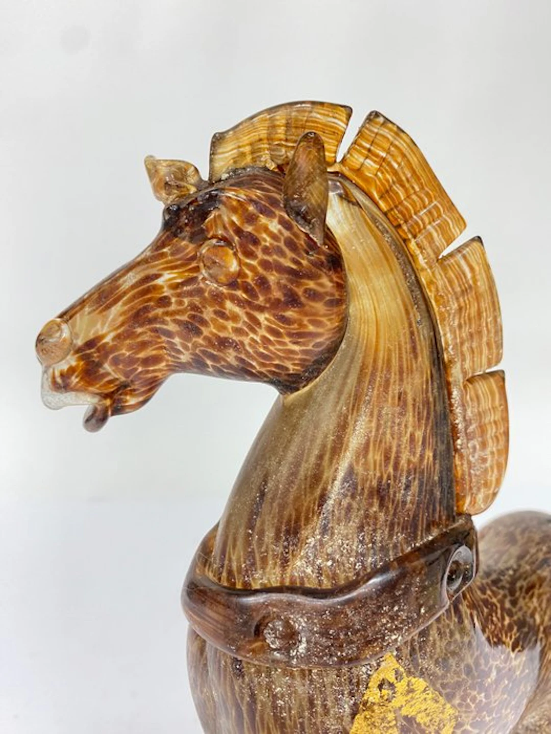 Sculpture, cavallo - 29 cm - Murano glass - 1990