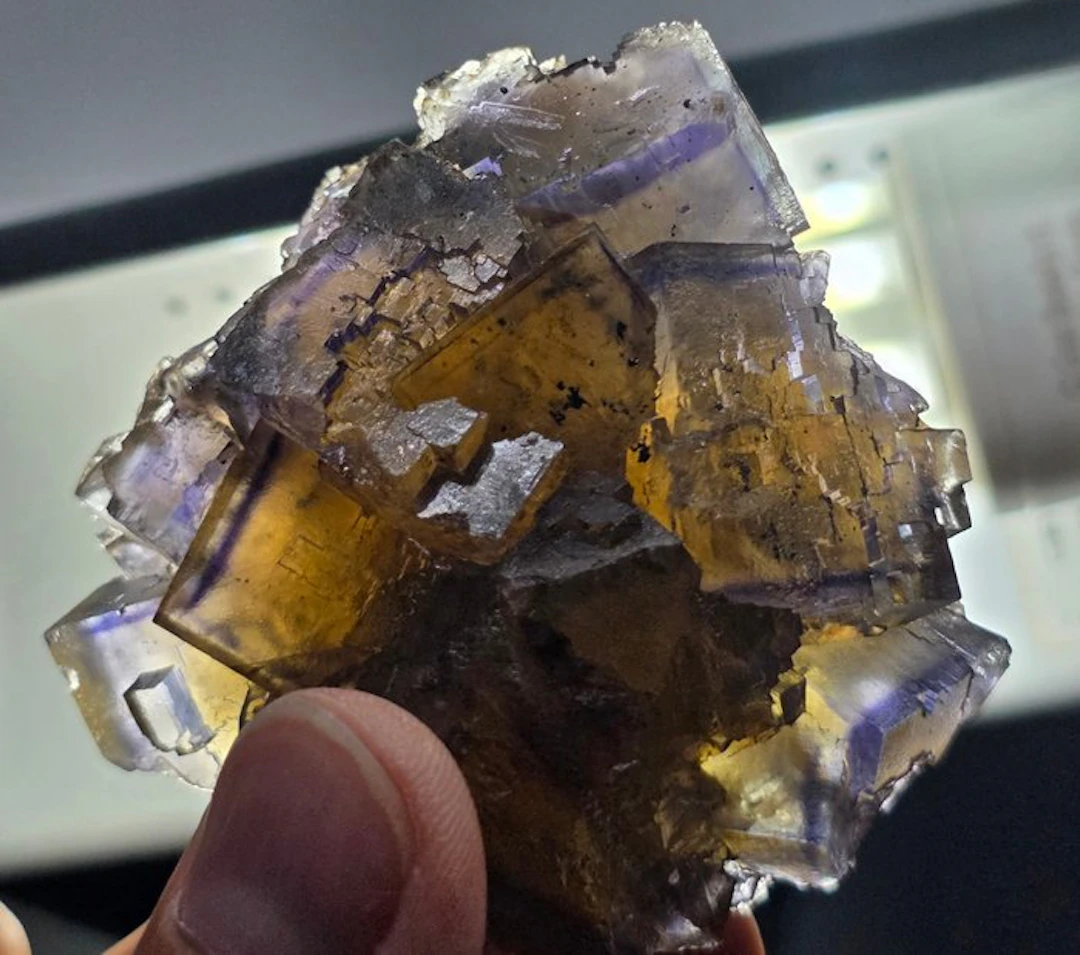 Multizoned Fluorite from Denton Mine Specimen - Height: 6...