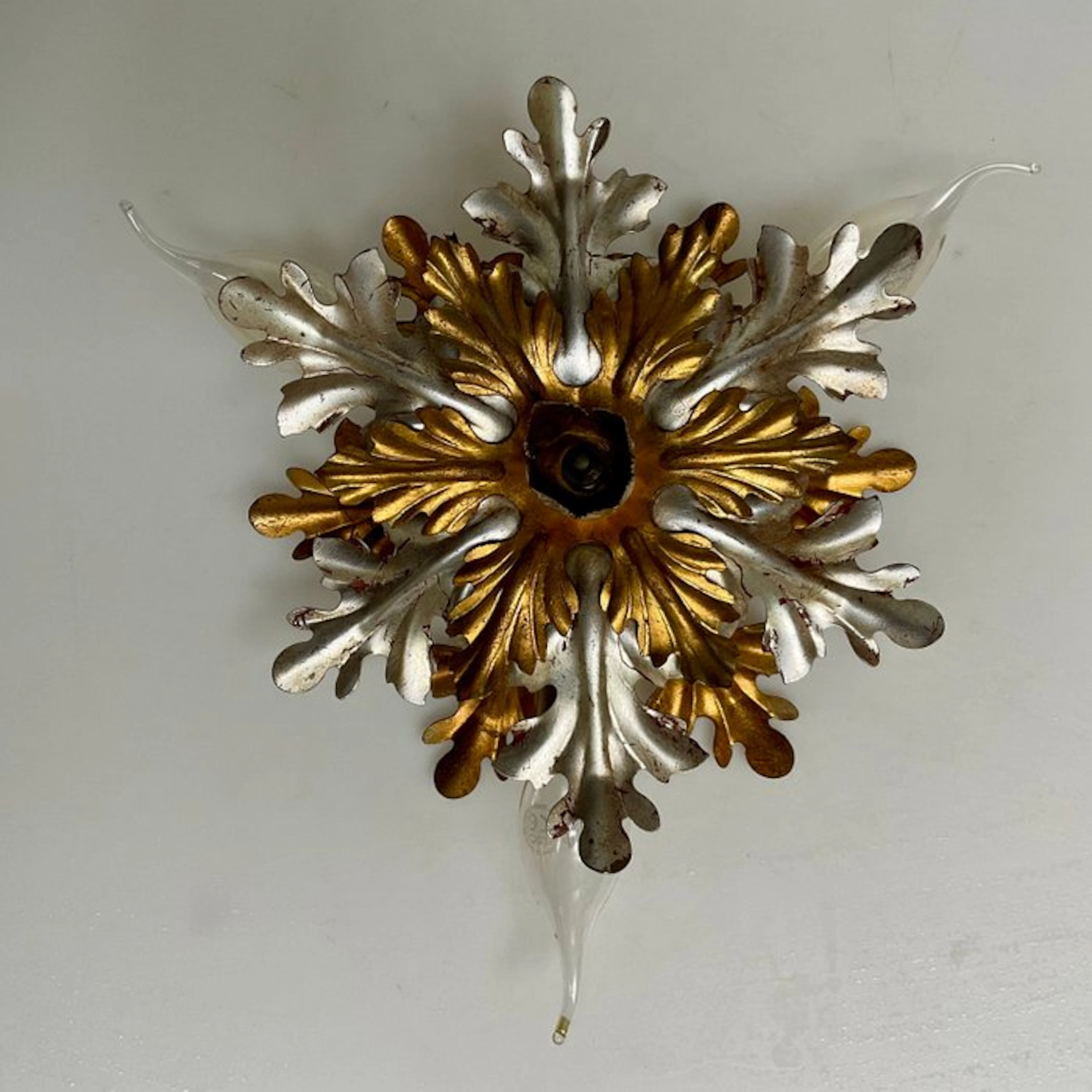 Banci / Florence - Hanging lamp - Gold patinated sheet steel