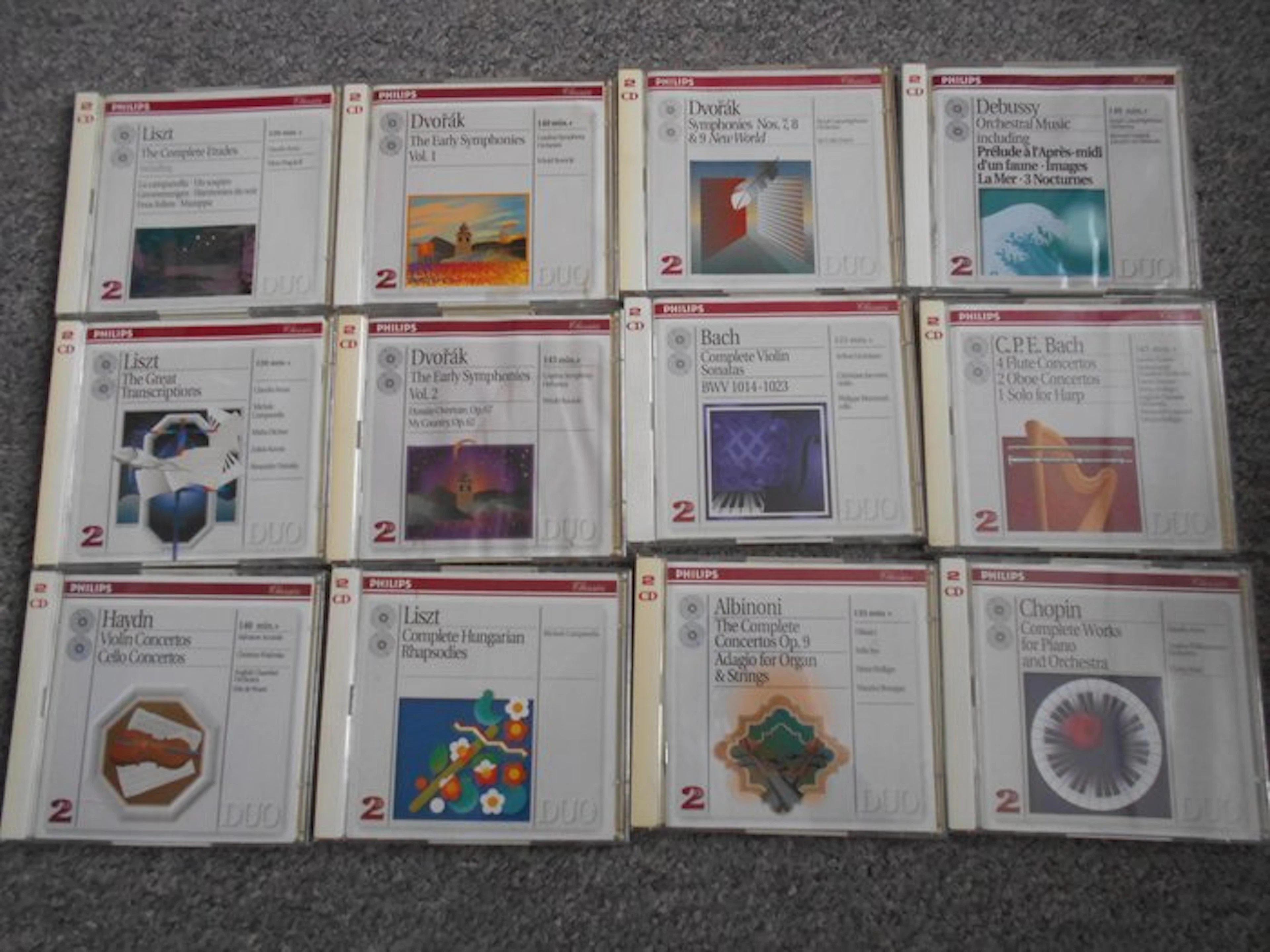 Various Artists in Classical - Collection of 12 x Philips double CDs : Walevska