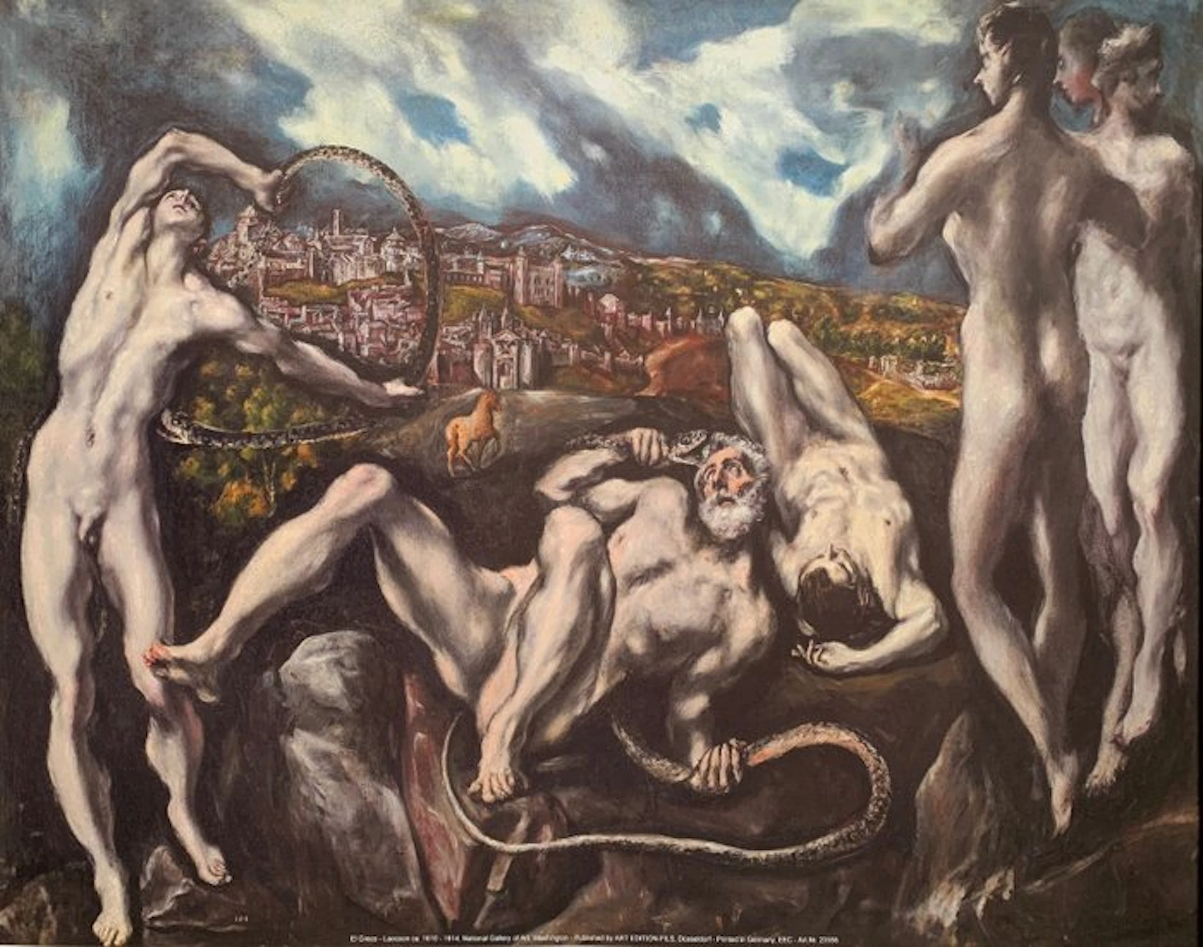 Domenico El Greco (After) - Laocoon 1610 - 1614 - Rare...