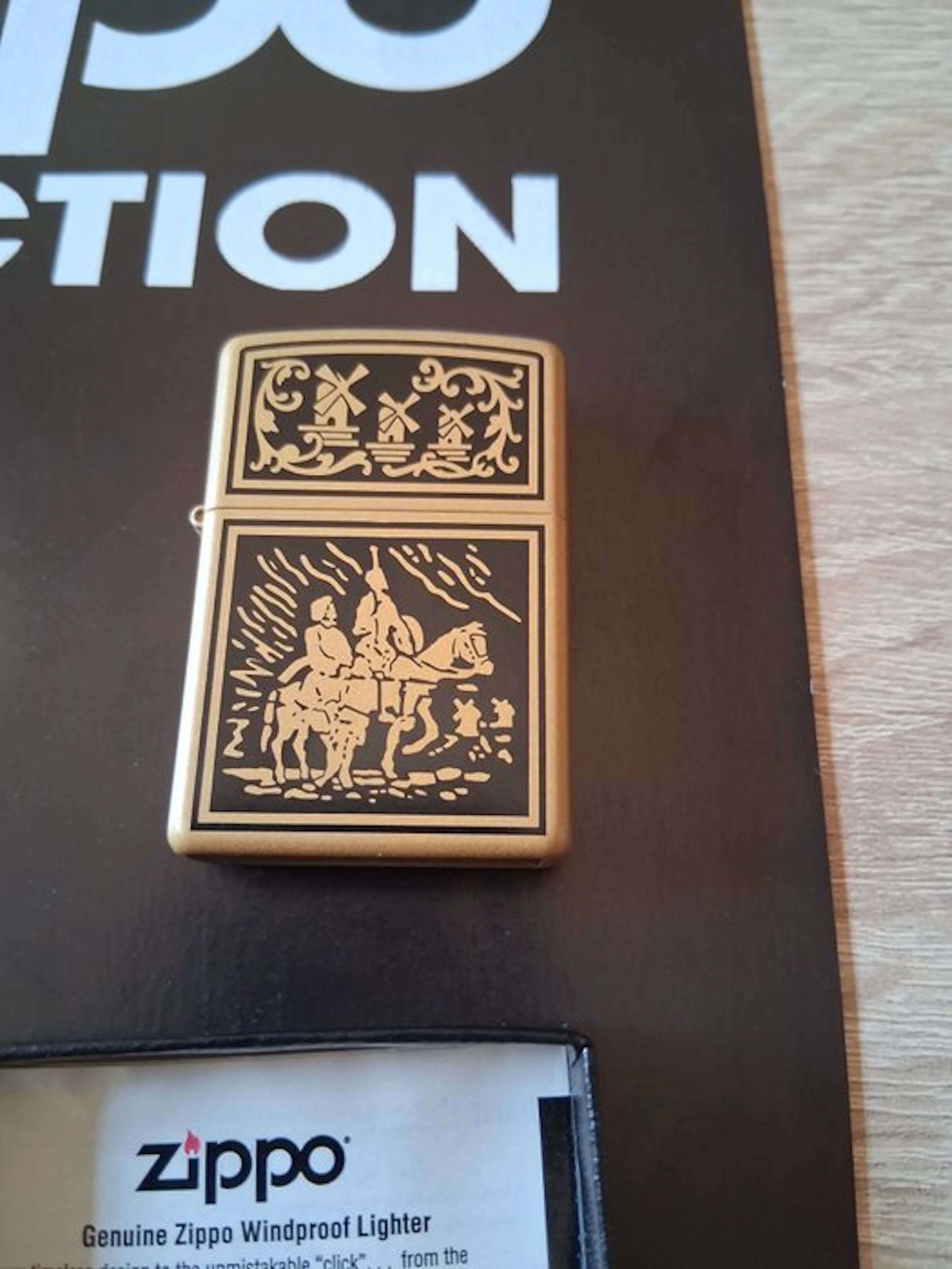 Zippo - La Mancha - No reserve price - Pocket lighter - Brass