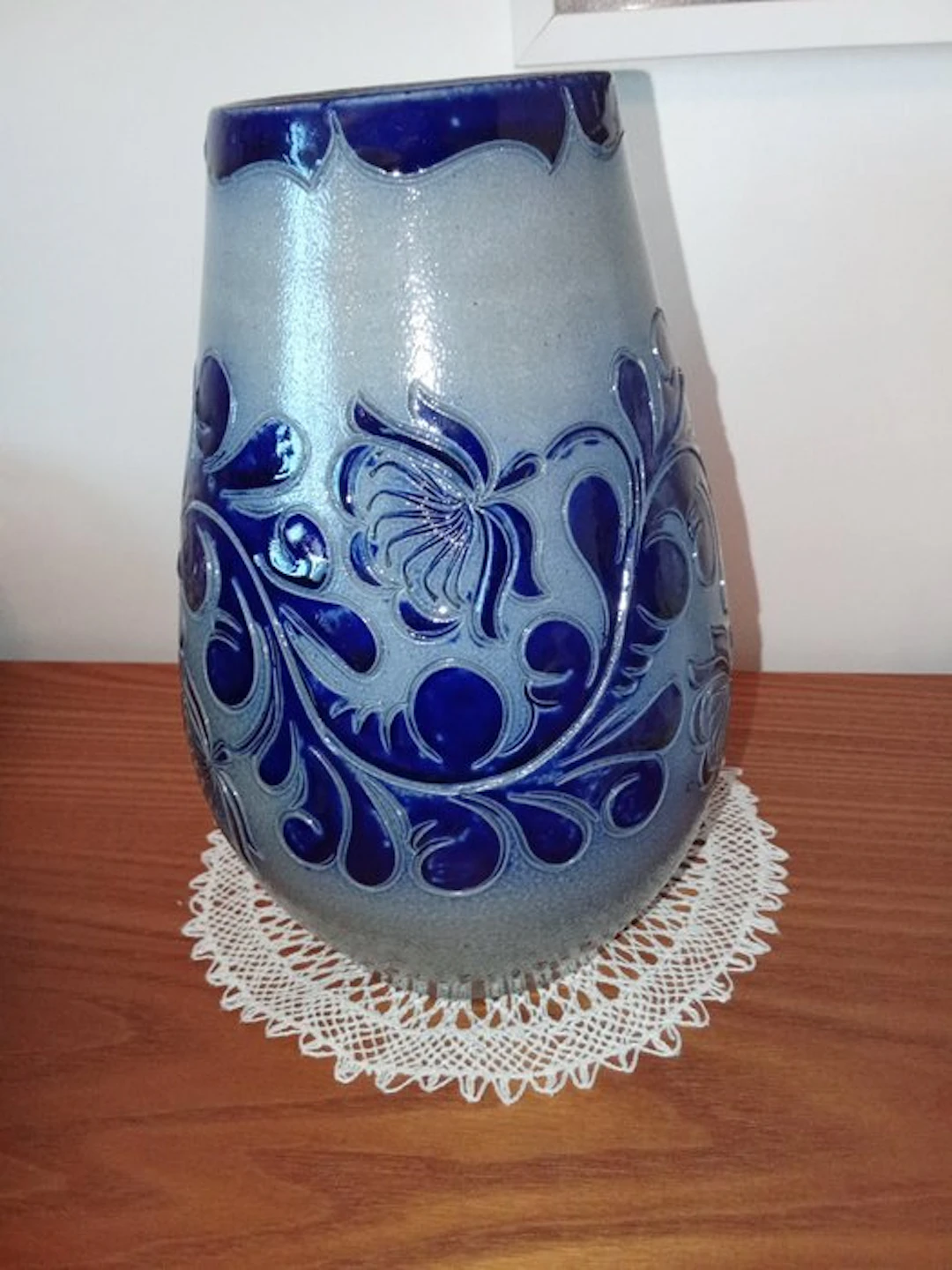 Betschdorf - Vase - Stoneware - Salt-glazed stoneware vase from Alsace.