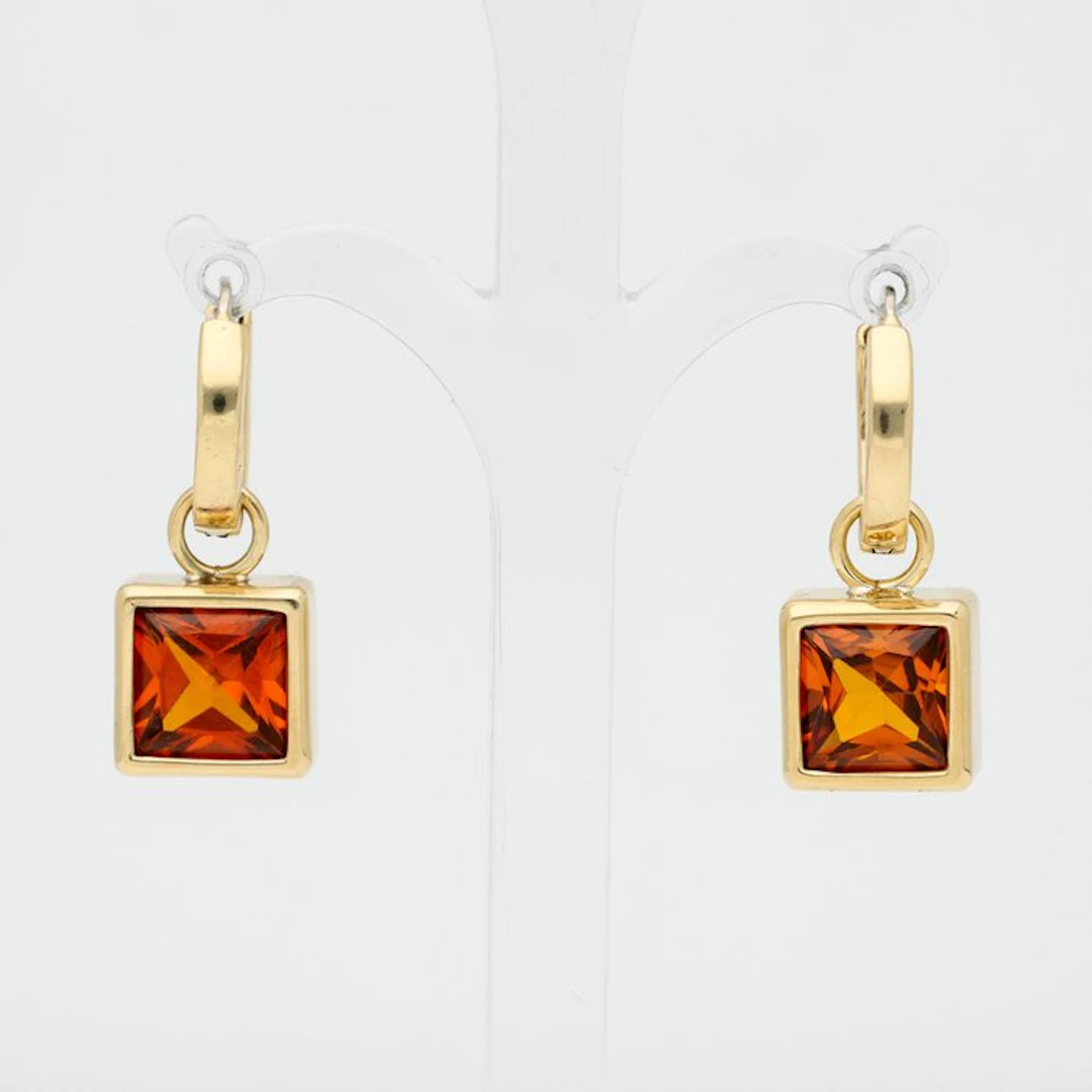 Earrings - 18 kt. Yellow gold - Hoop earrings