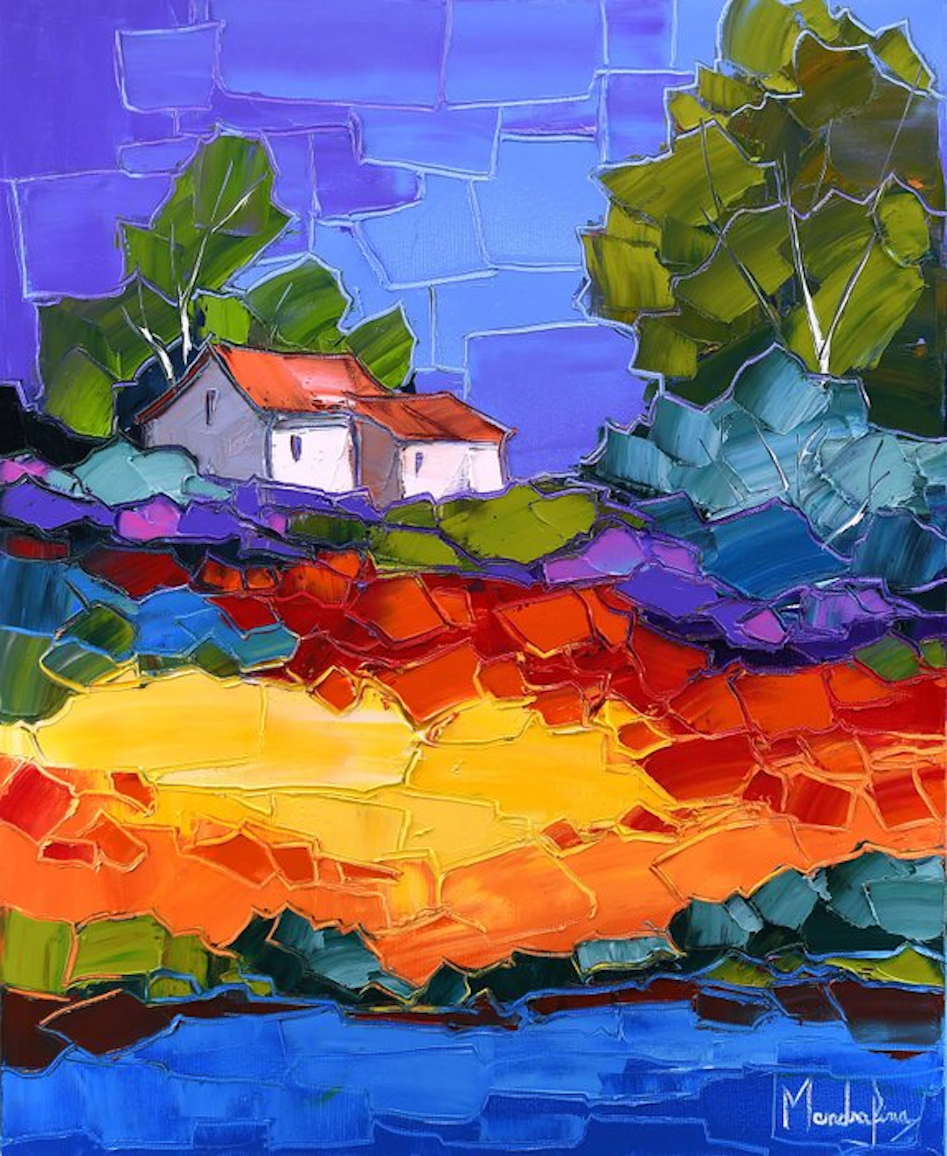 Caroline Mandrafina - Pfleger " Hameau de campagne "