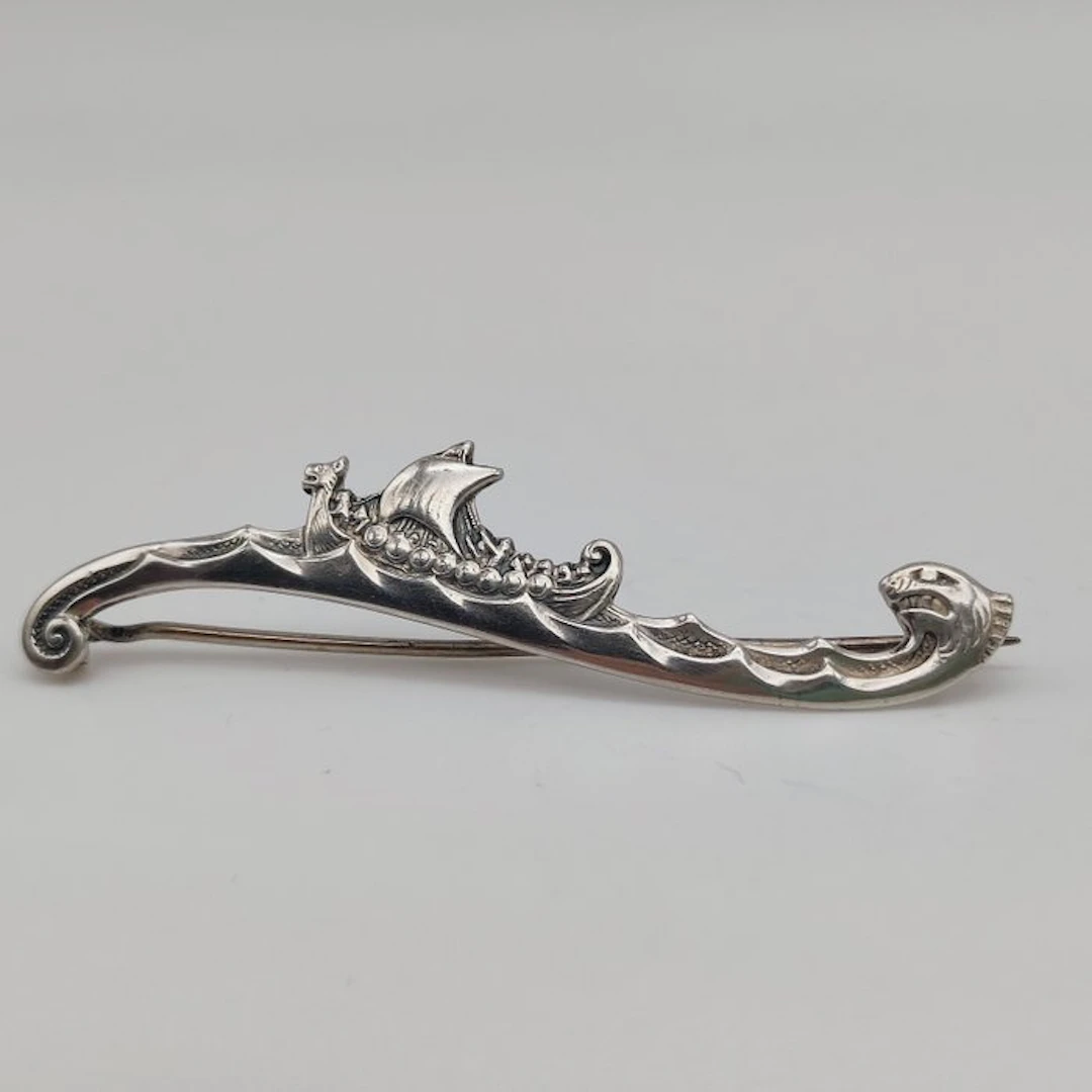 No reserve price - Brooch Silver - Emil Høye