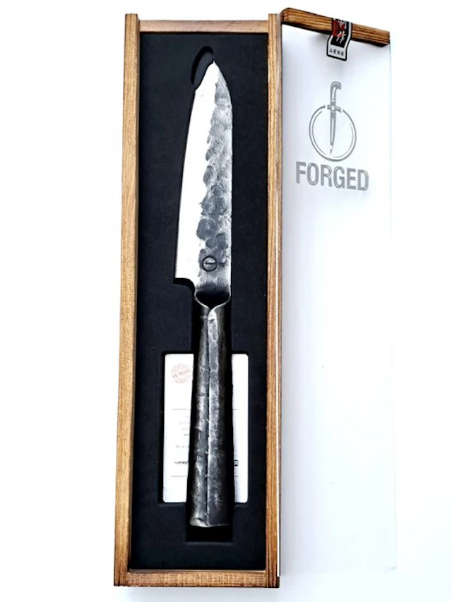 Santoku Knife - 440C Japanese Stainless Steel - Forged...